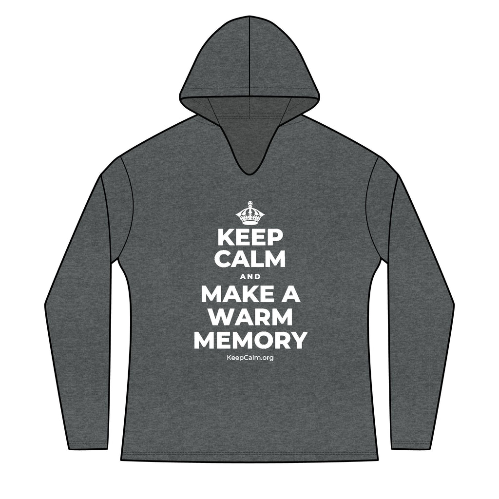 KEEP CALM AND MAKE A WARM MEMORY Women's Long Sleeve Hoodie