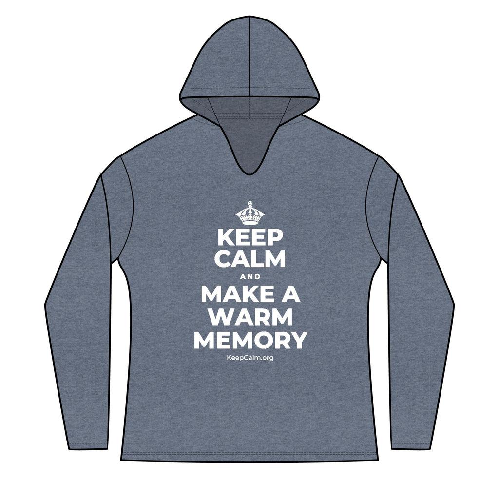 KEEP CALM AND MAKE A WARM MEMORY Women's Long Sleeve Hoodie