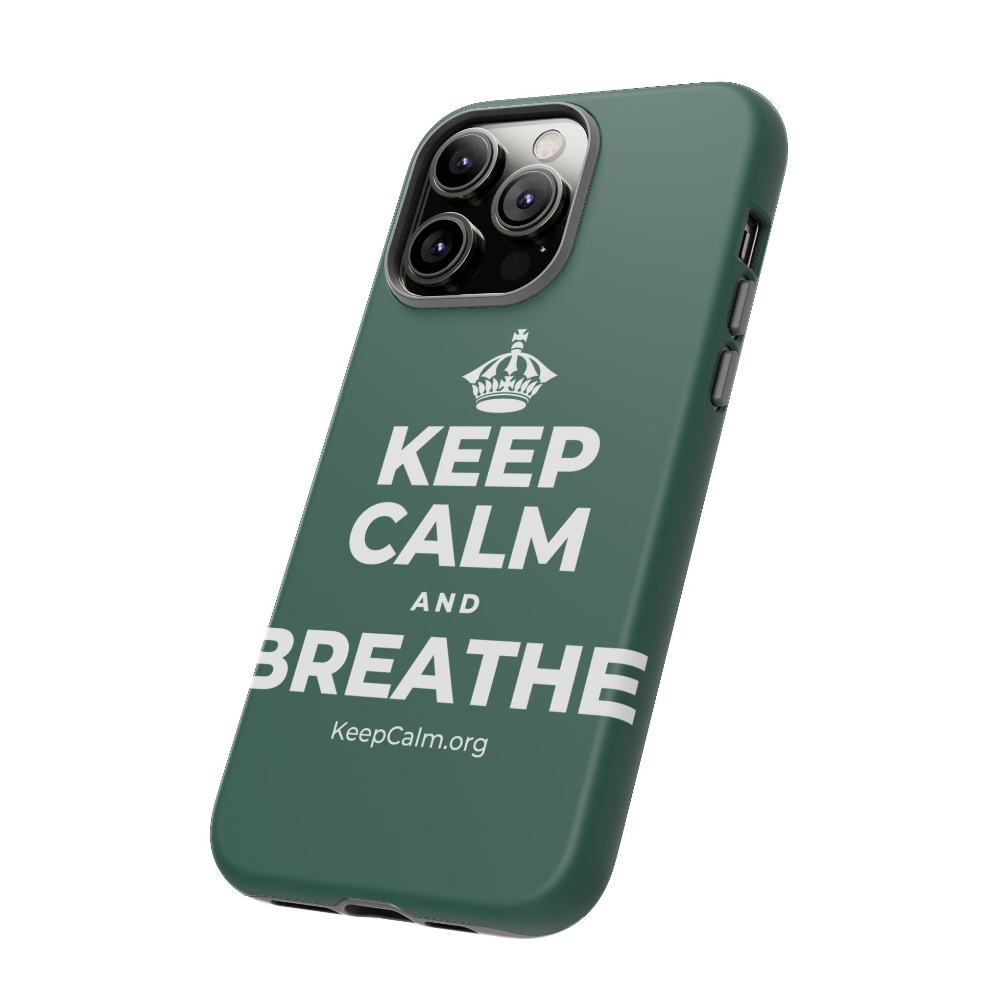 KEEP CALM AND BREATHE Phone Case
