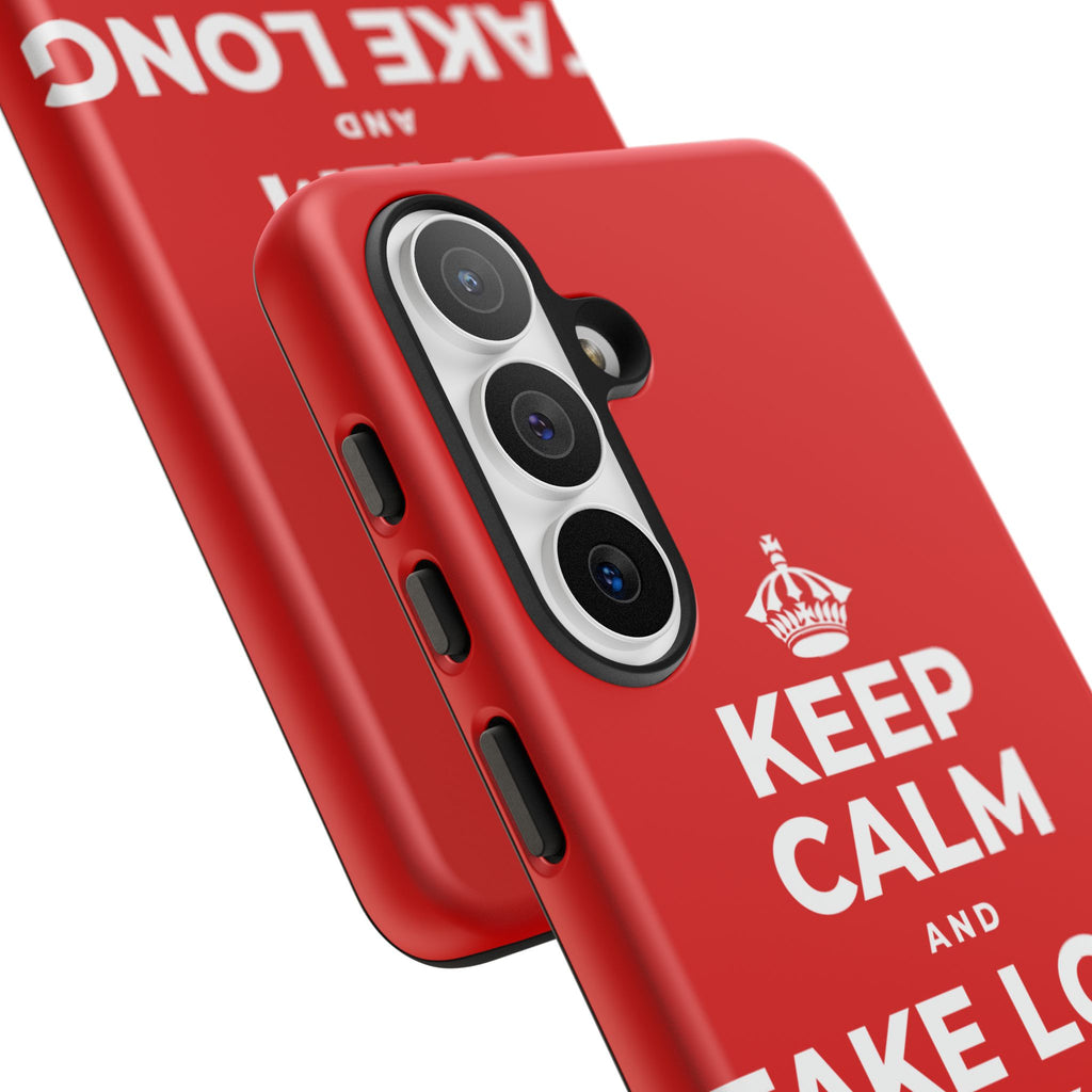 KEEP CALM AND TAKE LONG WALKS ON THE BEACH Phone Case