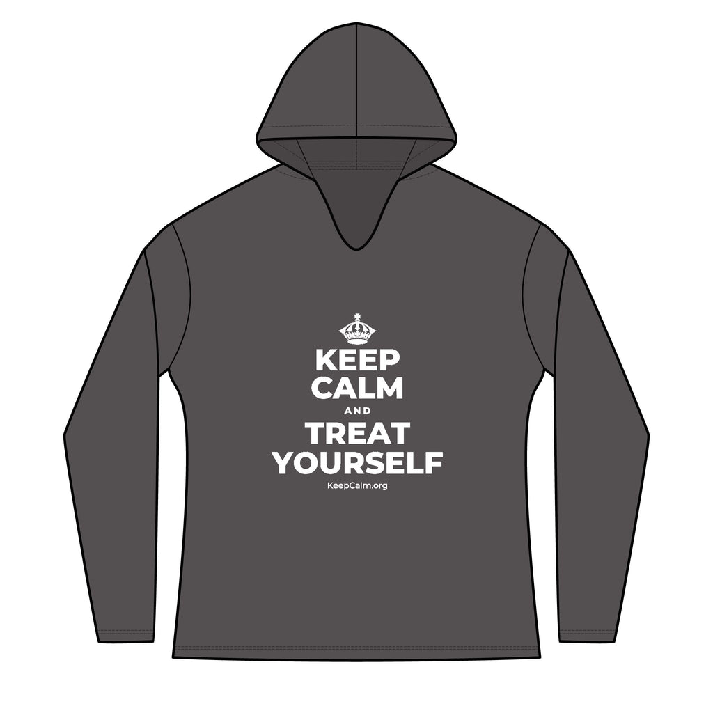 KEEP CALM AND TREAT YOURSELF Women's Long Sleeve Hoodie