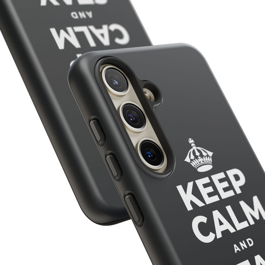 KEEP CALM AND STAY FEARLESS Phone Case (Dark)