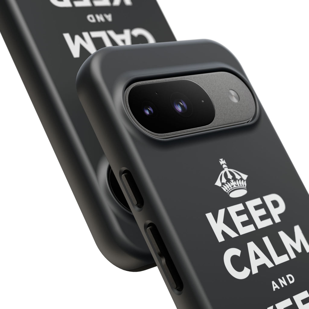 KEEP CALM AND KEEP DREAMING Phone Case (Dark)