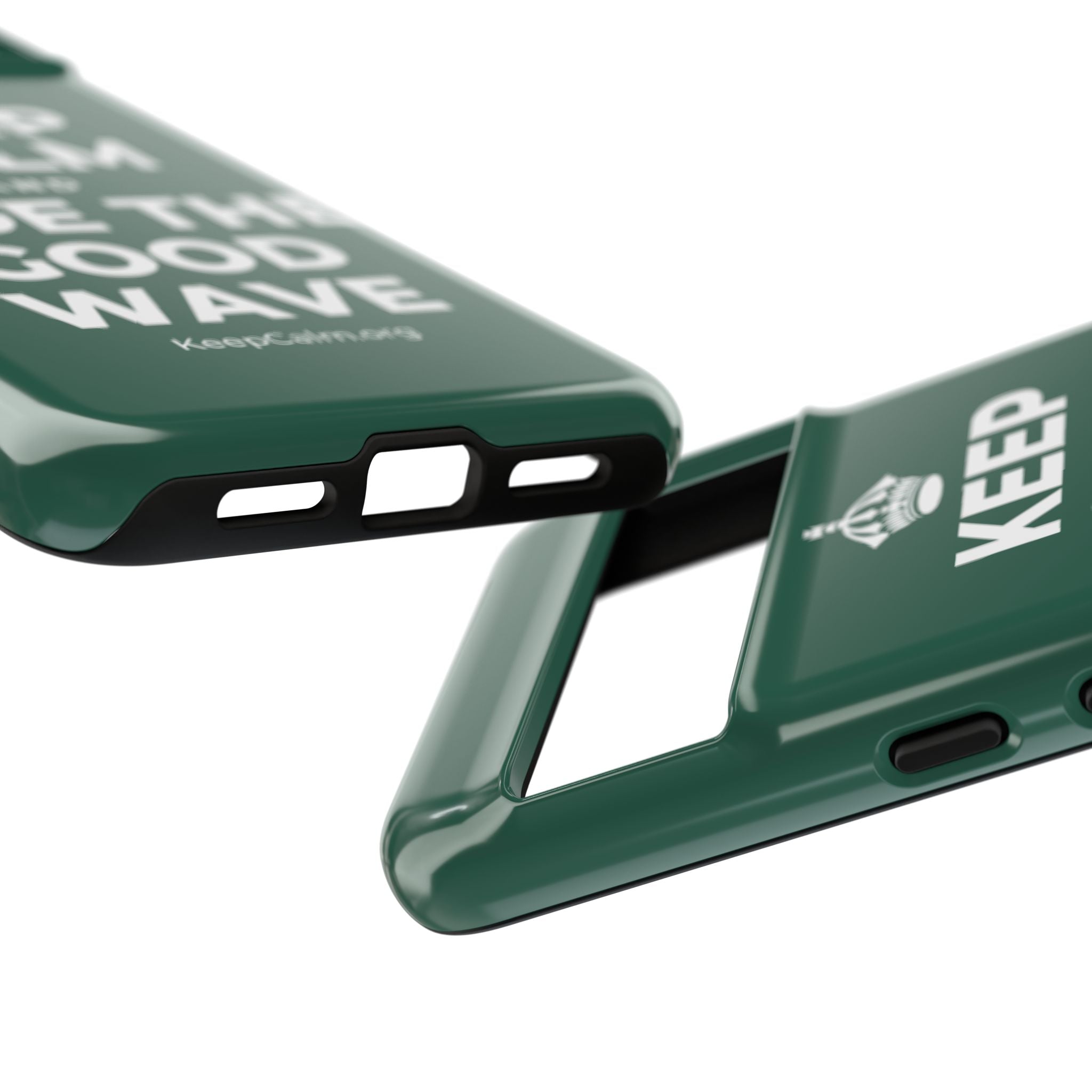 KEEP CALM AND RIDE THE GOOD WAVE Phone Case
