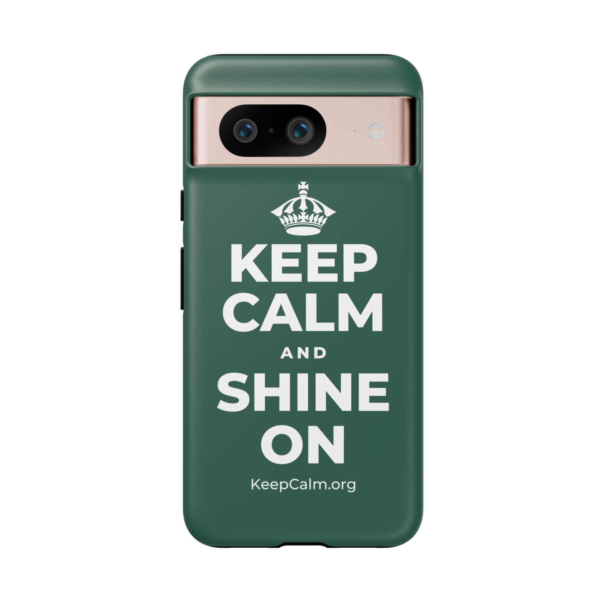 KEEP CALM AND SHINE ON Phone Case