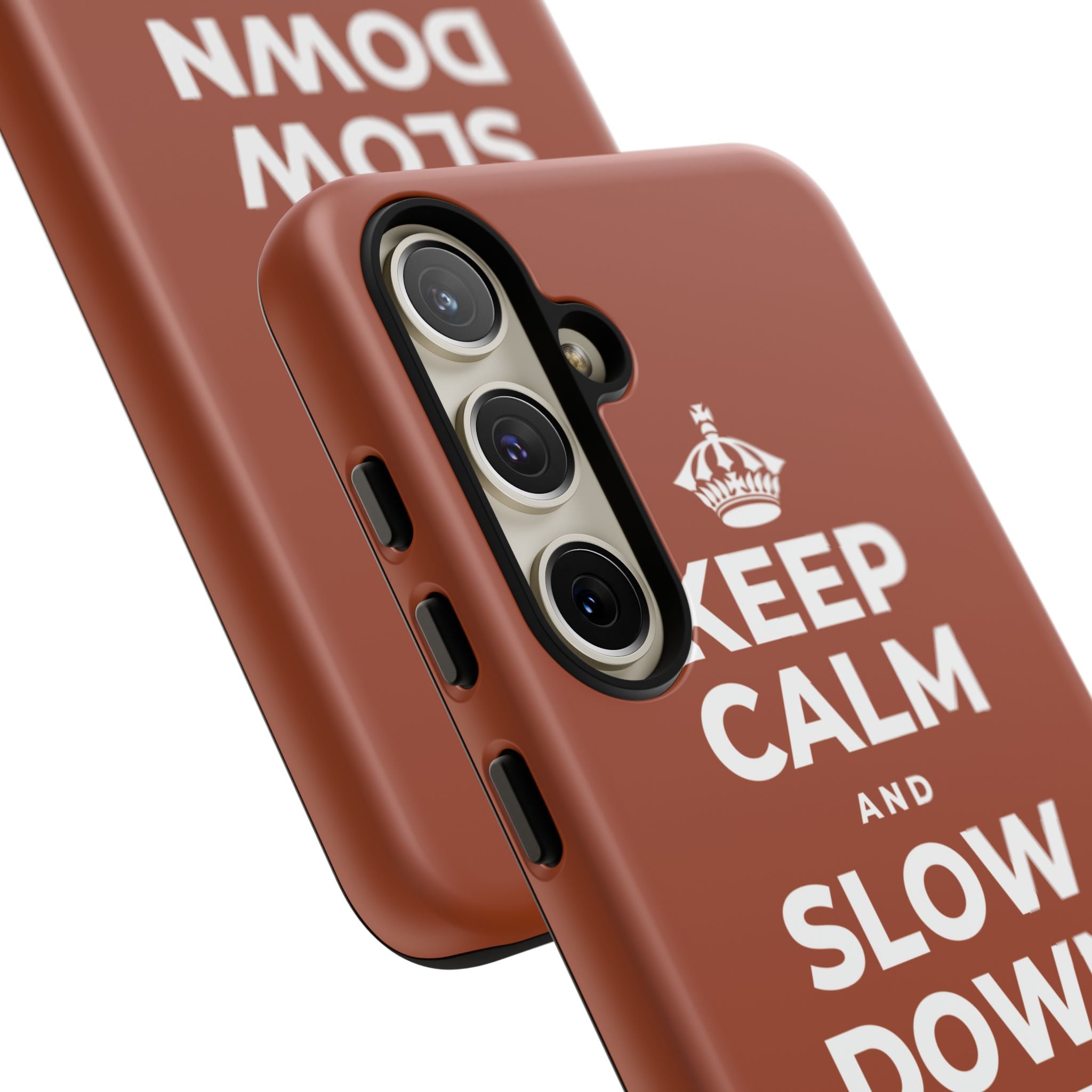 KEEP CALM AND SLOW DOWN WITH THE SEASON Phone Case