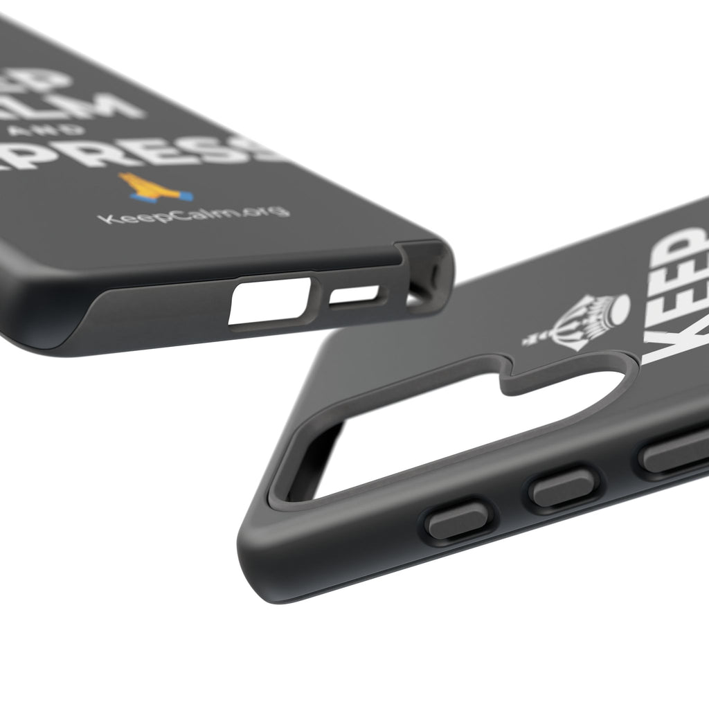 KEEP CALM AND EXPRESS 🙏 Phone Case (Dark)