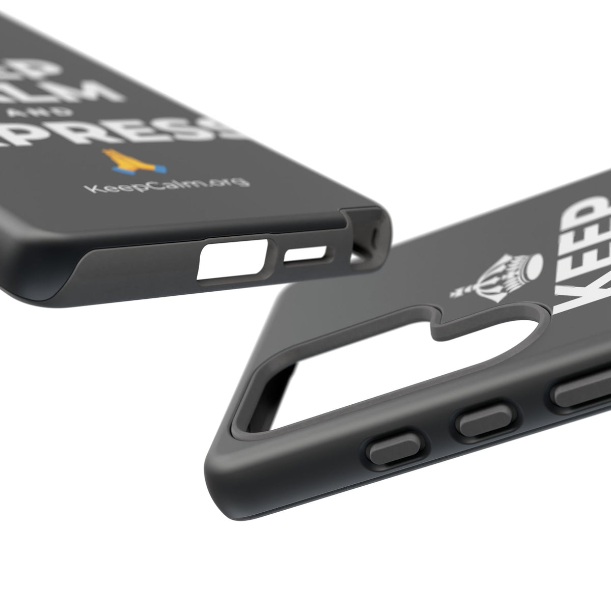 KEEP CALM AND EXPRESS 🙏 Phone Case (Dark)