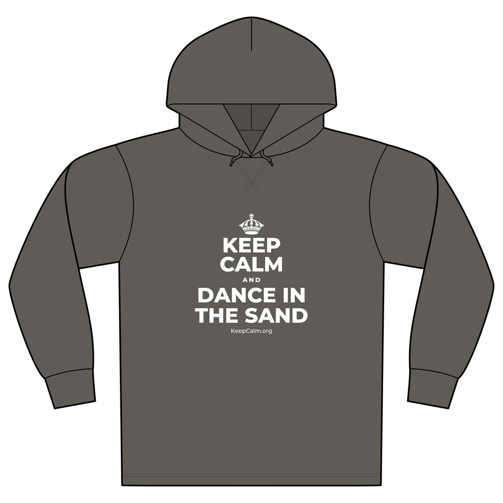 KEEP CALM AND DANCE IN THE SAND Organic Hoodie Tee