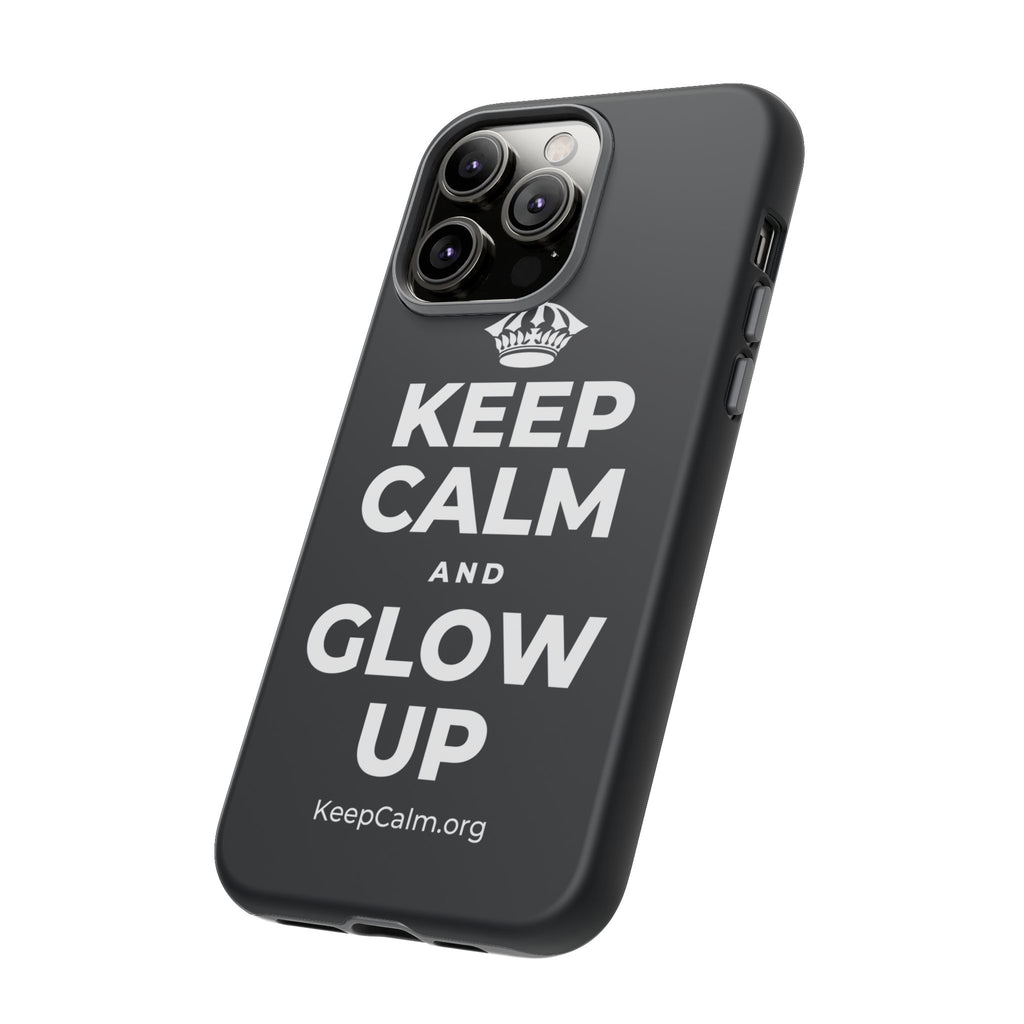 KEEP CALM AND GLOW UP Phone Case (Dark)