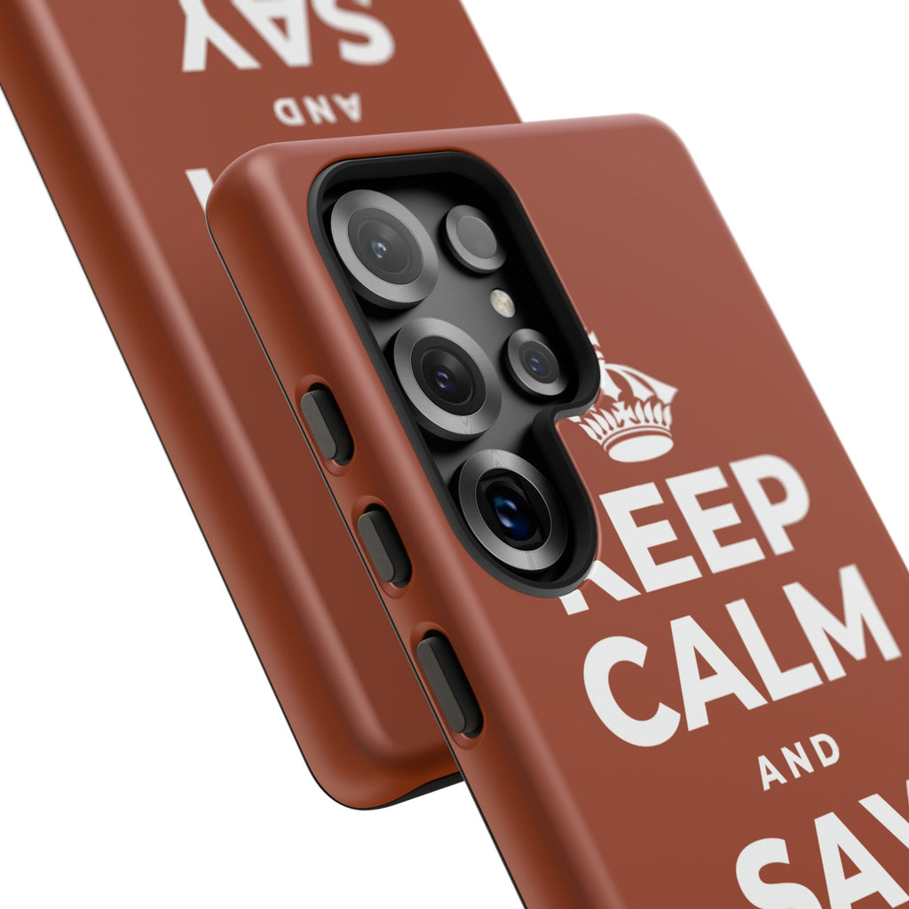 KEEP CALM AND SAY THANK YOU Phone Case