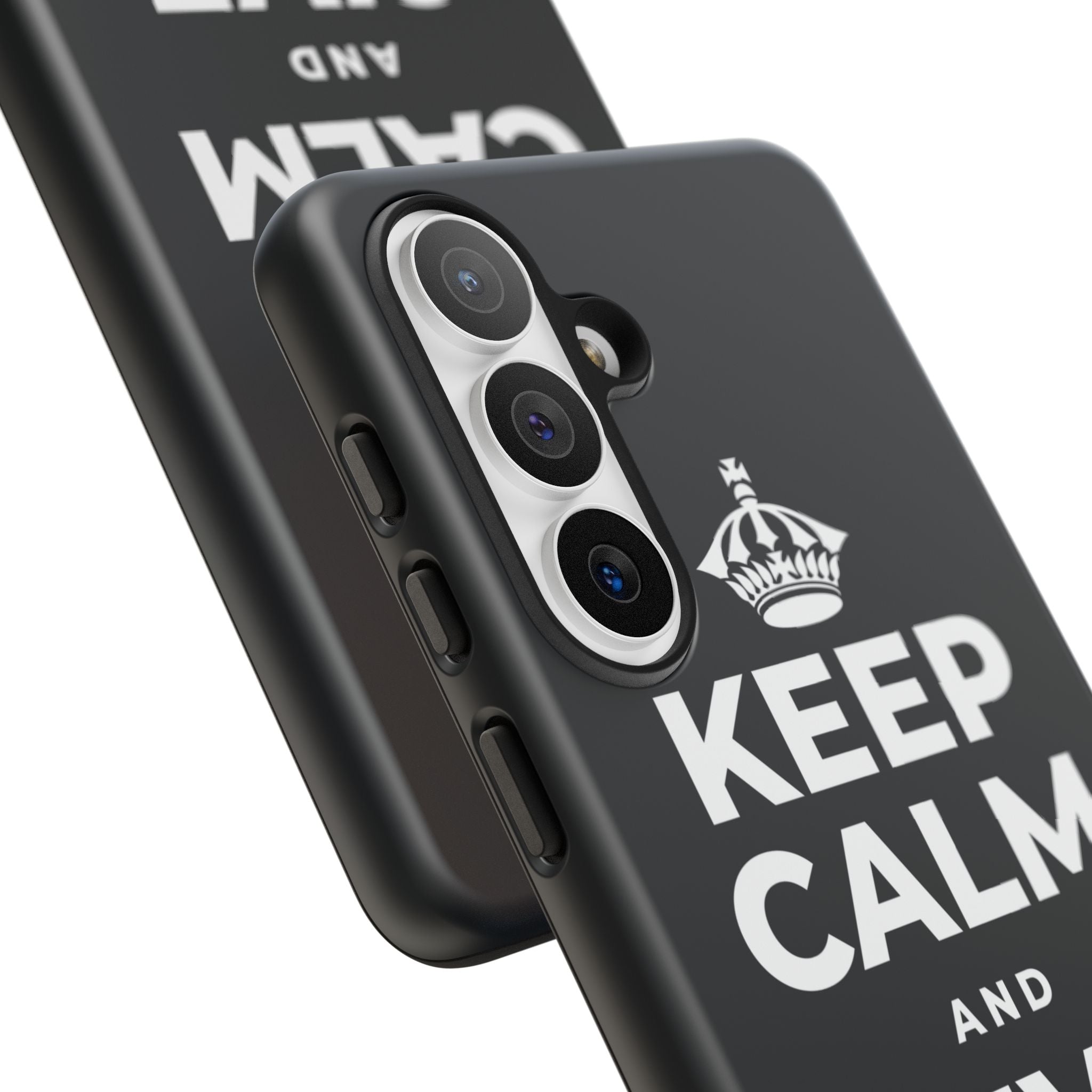 KEEP CALM AND GIVE THANKS Phone Case (Dark)