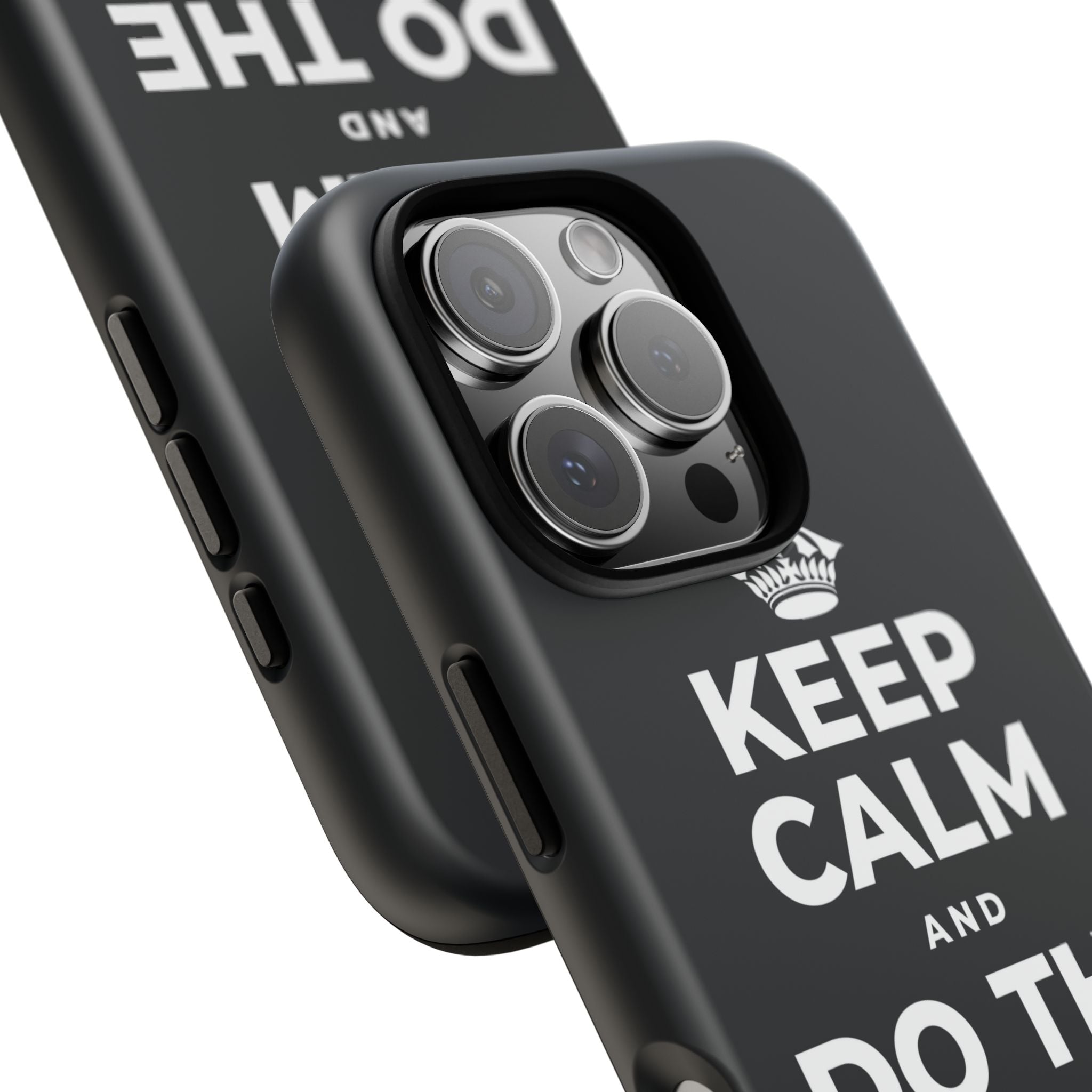 KEEP CALM AND DO THE NEXT THING Phone Case (Dark)