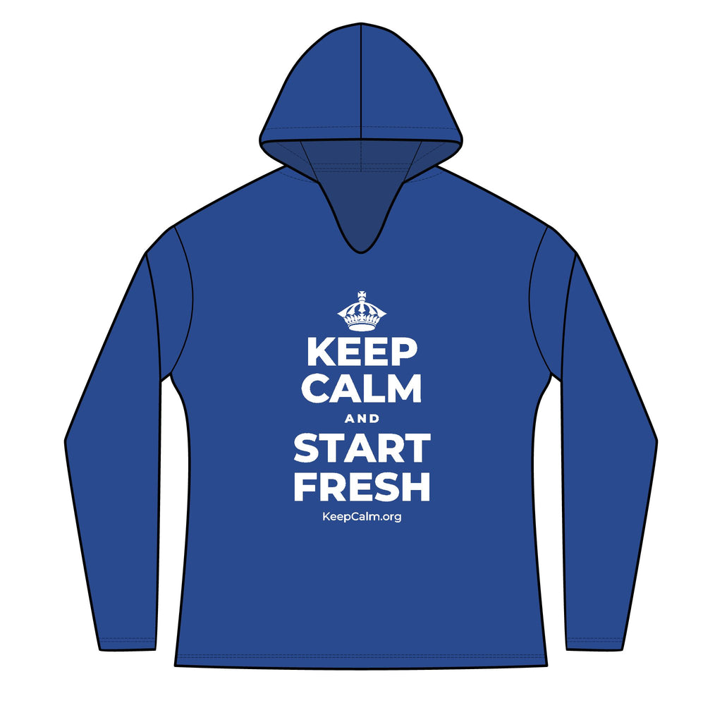 KEEP CALM AND START FRESH Women's Long Sleeve Hoodie