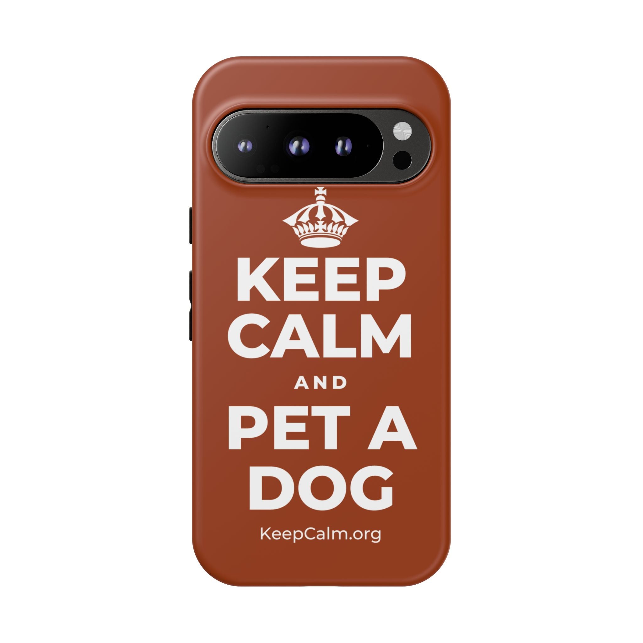 KEEP CALM AND PET A DOG Phone Case