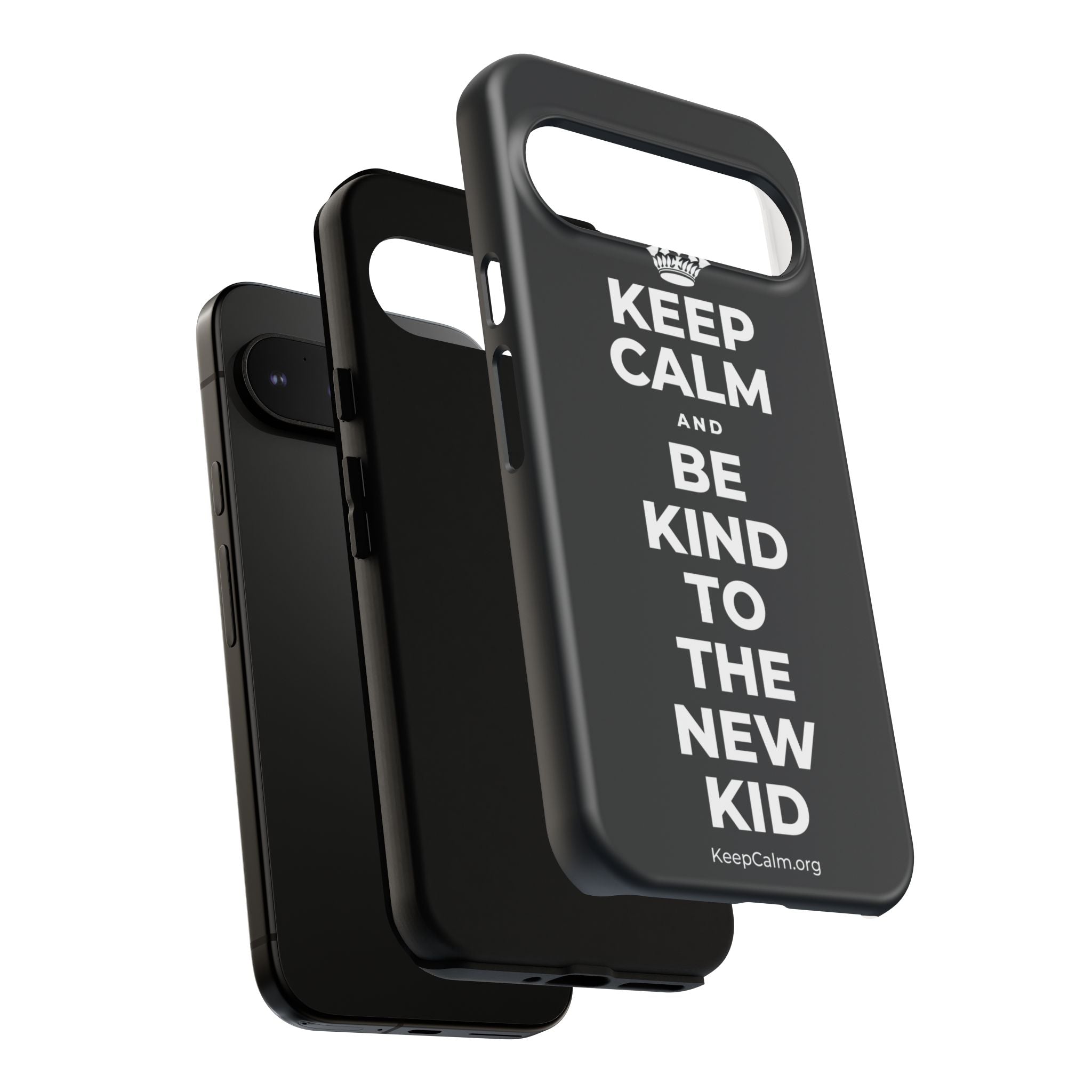 KEEP CALM AND BE KIND TO THE NEW KID Phone Case (Dark)
