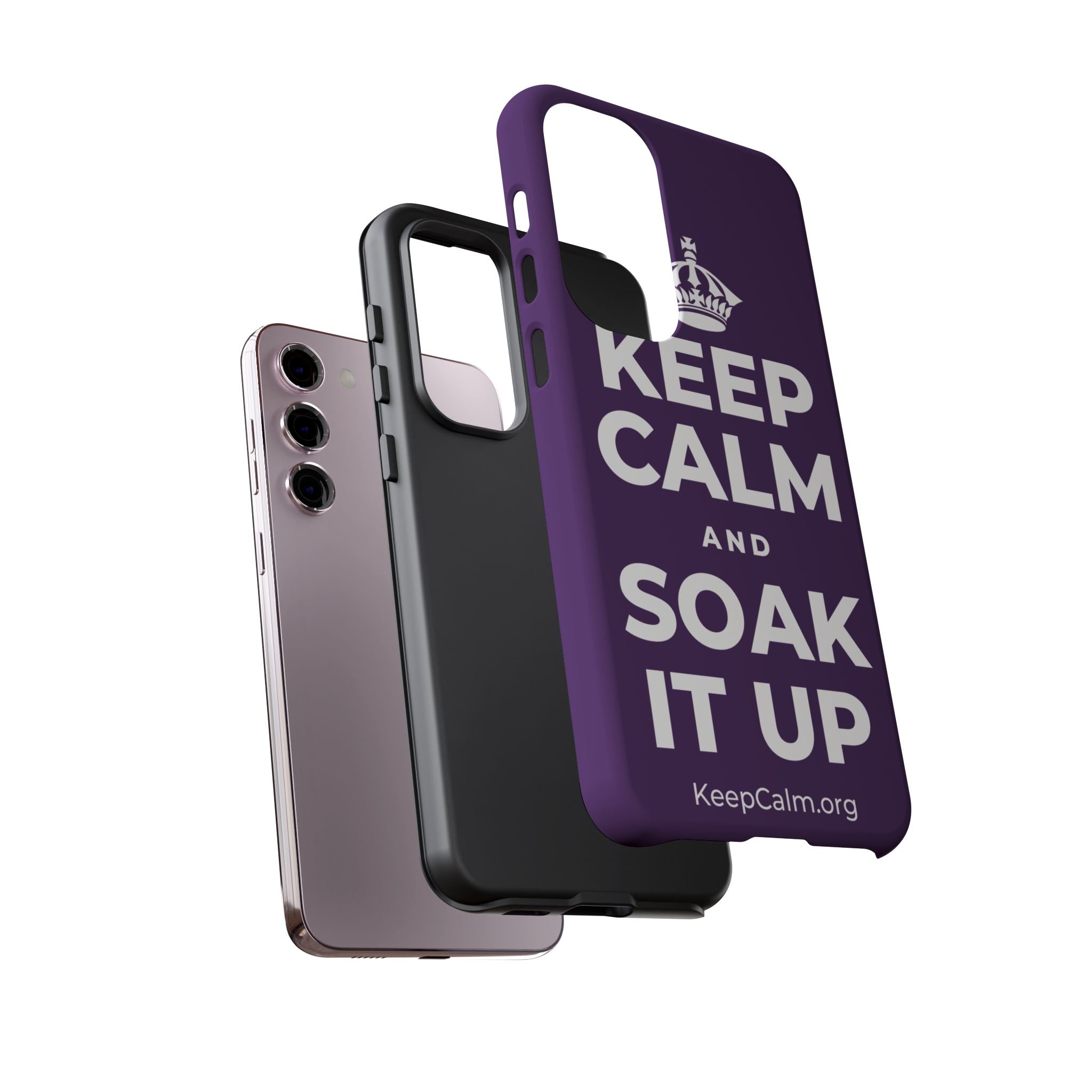 KEEP CALM AND SOAK IT UP Phone Case
