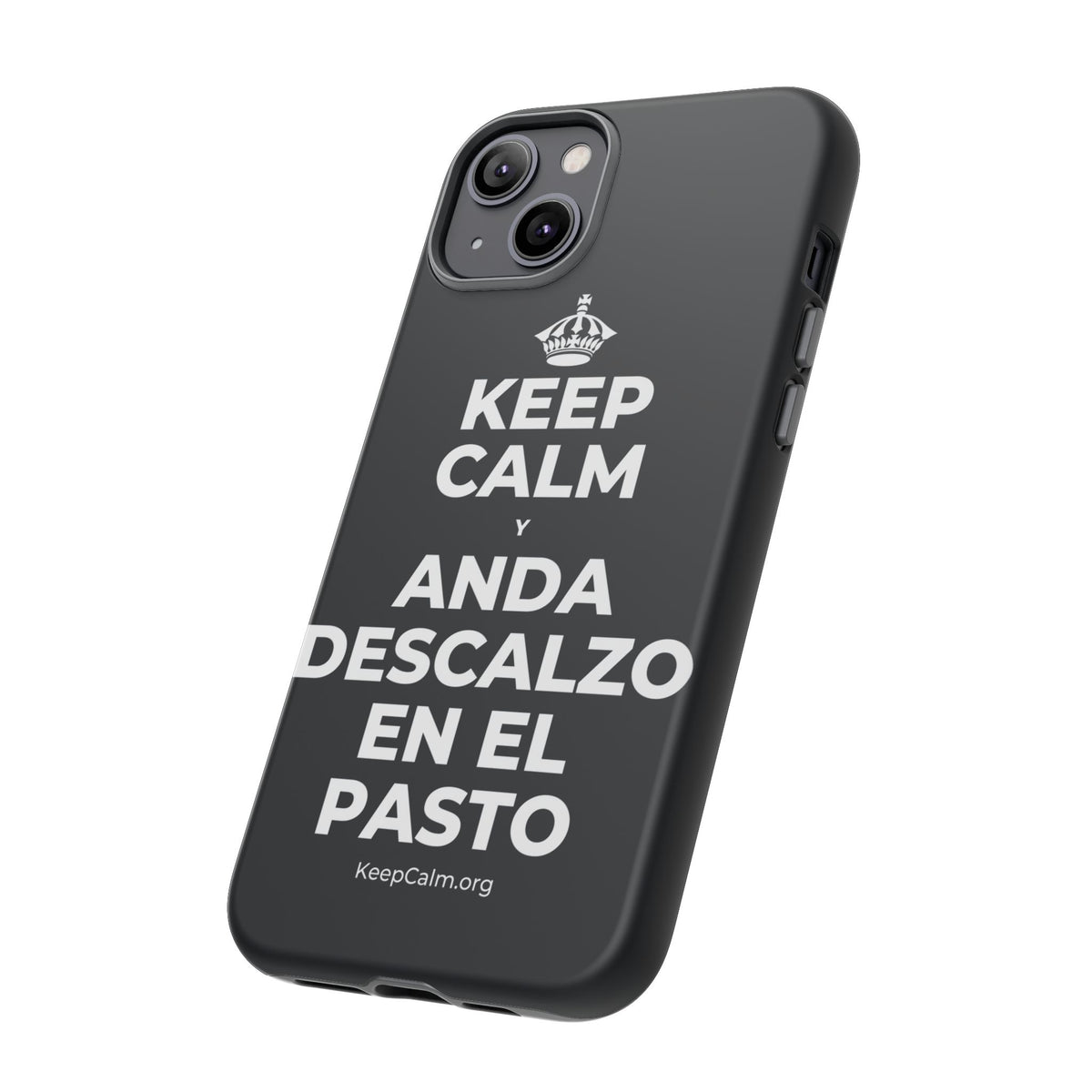 KEEP CALM Y ANDA DESCALZO EN EL PASTO Phone Case (Dark)