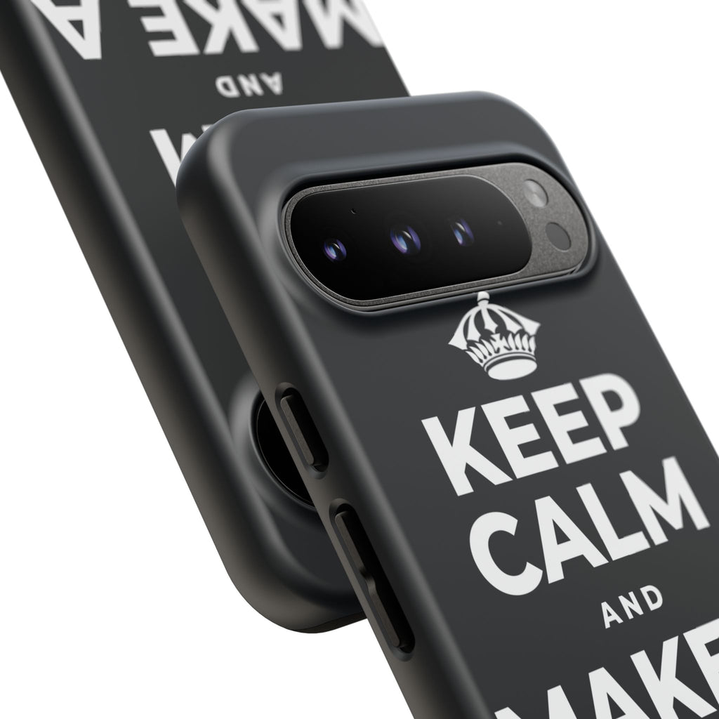 KEEP CALM AND MAKE A HAPPY MEMORY Phone Case (Dark)