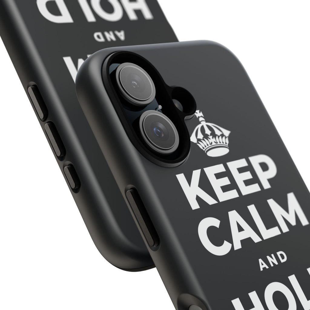 KEEP CALM AND HOLD THE DOOR Phone Case (Dark)