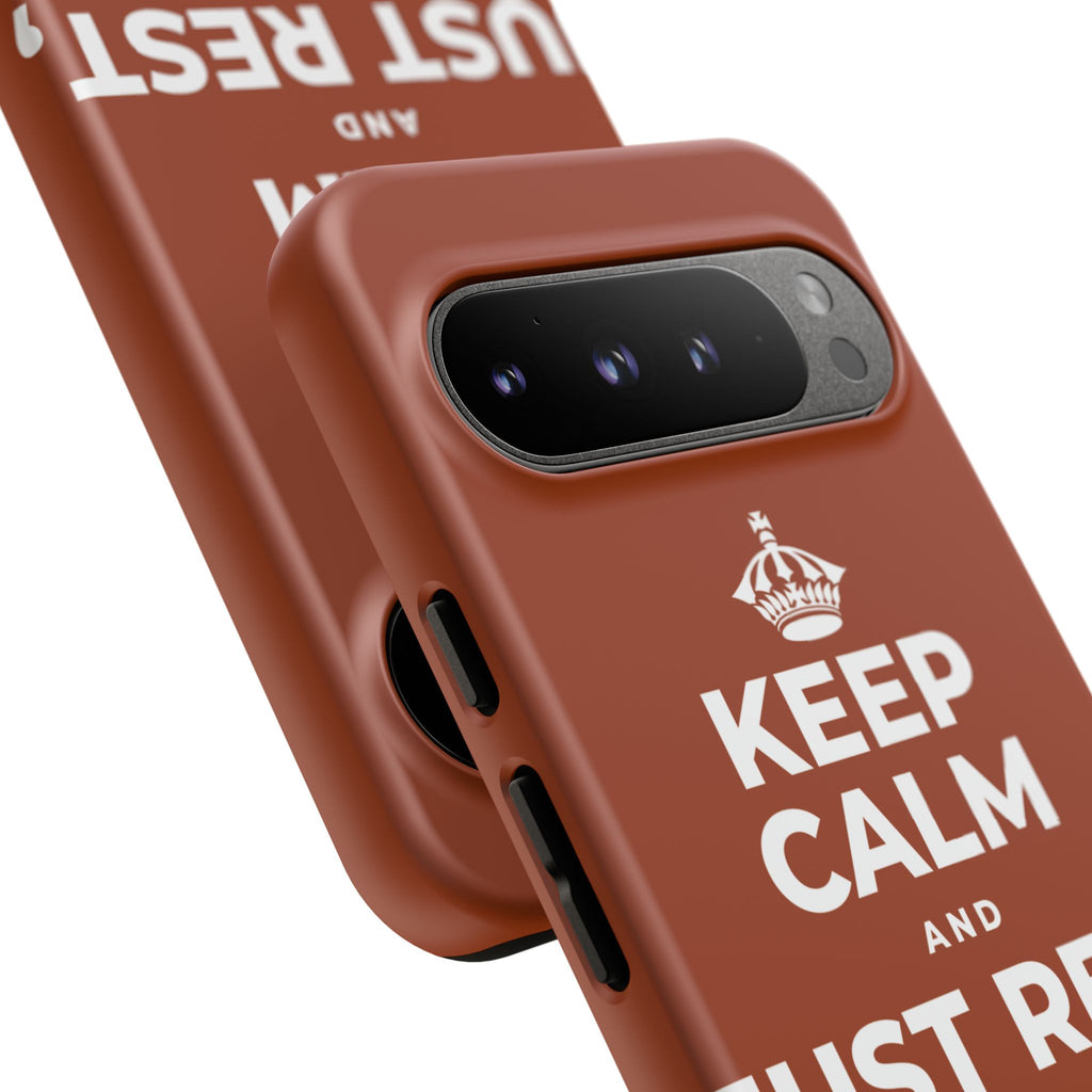 KEEP CALM AND JUST REST, THAT COUNTS Phone Case