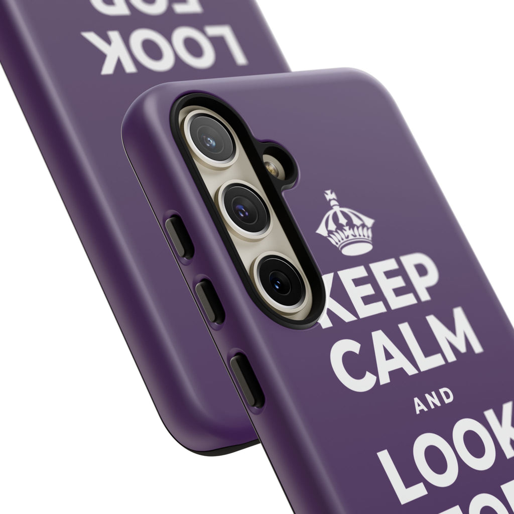 KEEP CALM AND LOOK FOR THE LIGHT Phone Case