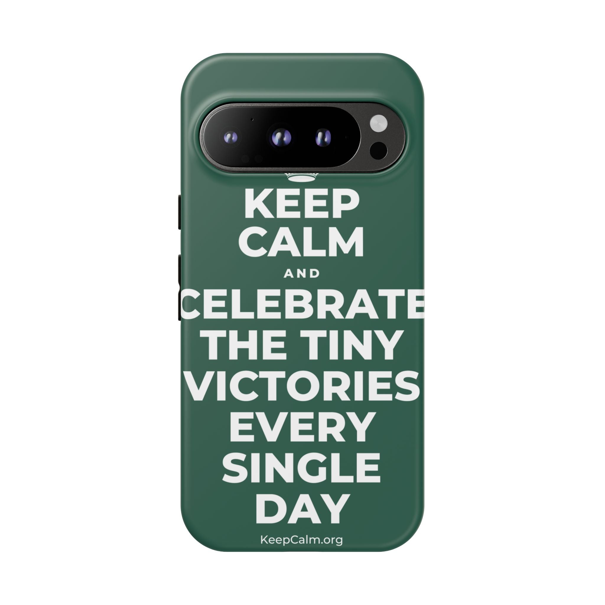 KEEP CALM AND CELEBRATE THE TINY VICTORIES EVERY SINGLE DAY Phone Case