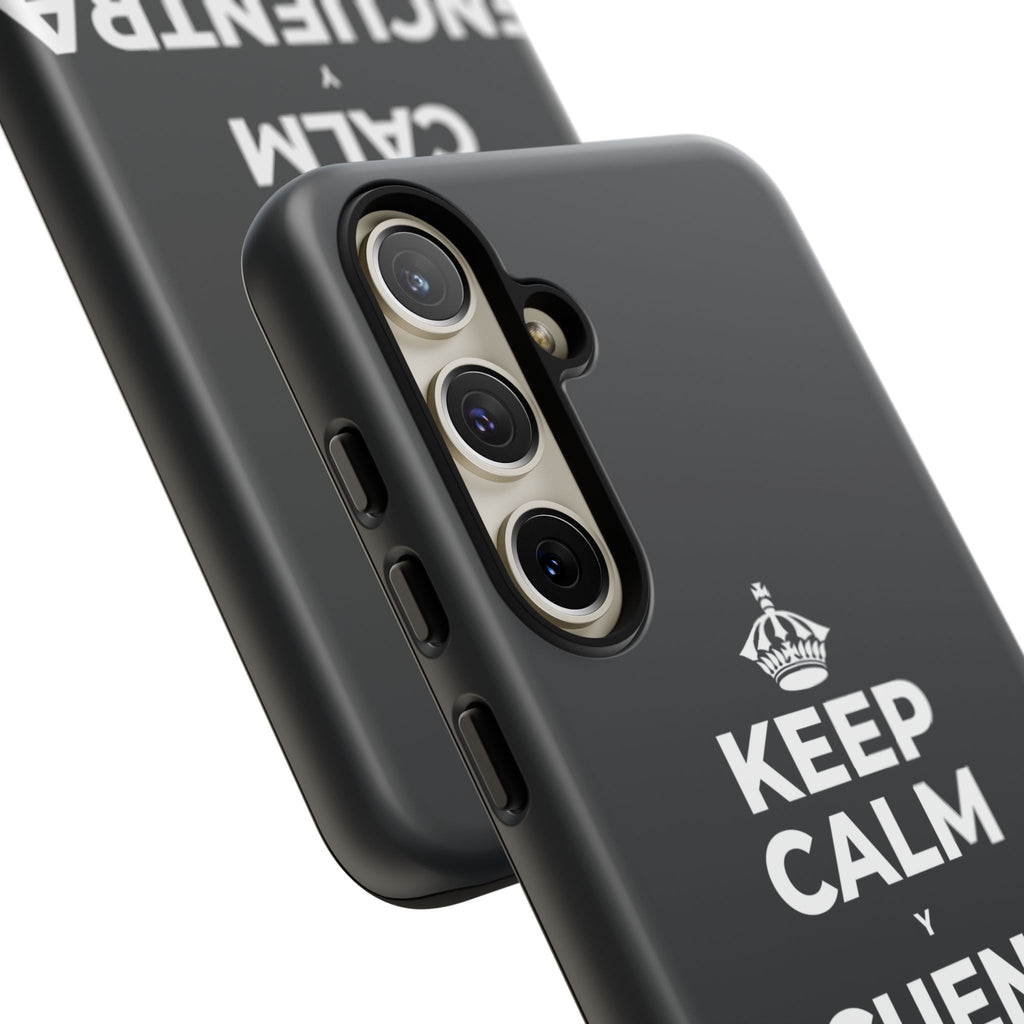 KEEP CALM Y ENCUENTRA TU CENTRO Phone Case (Dark)