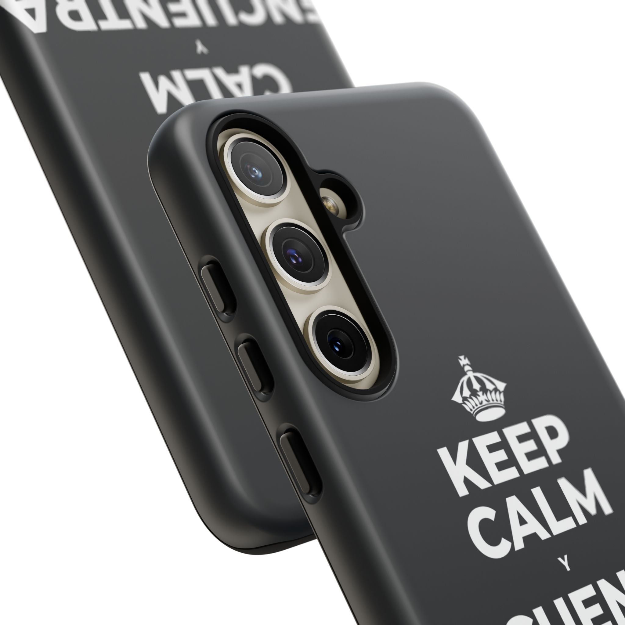 KEEP CALM Y ENCUENTRA TU CENTRO Phone Case (Dark)