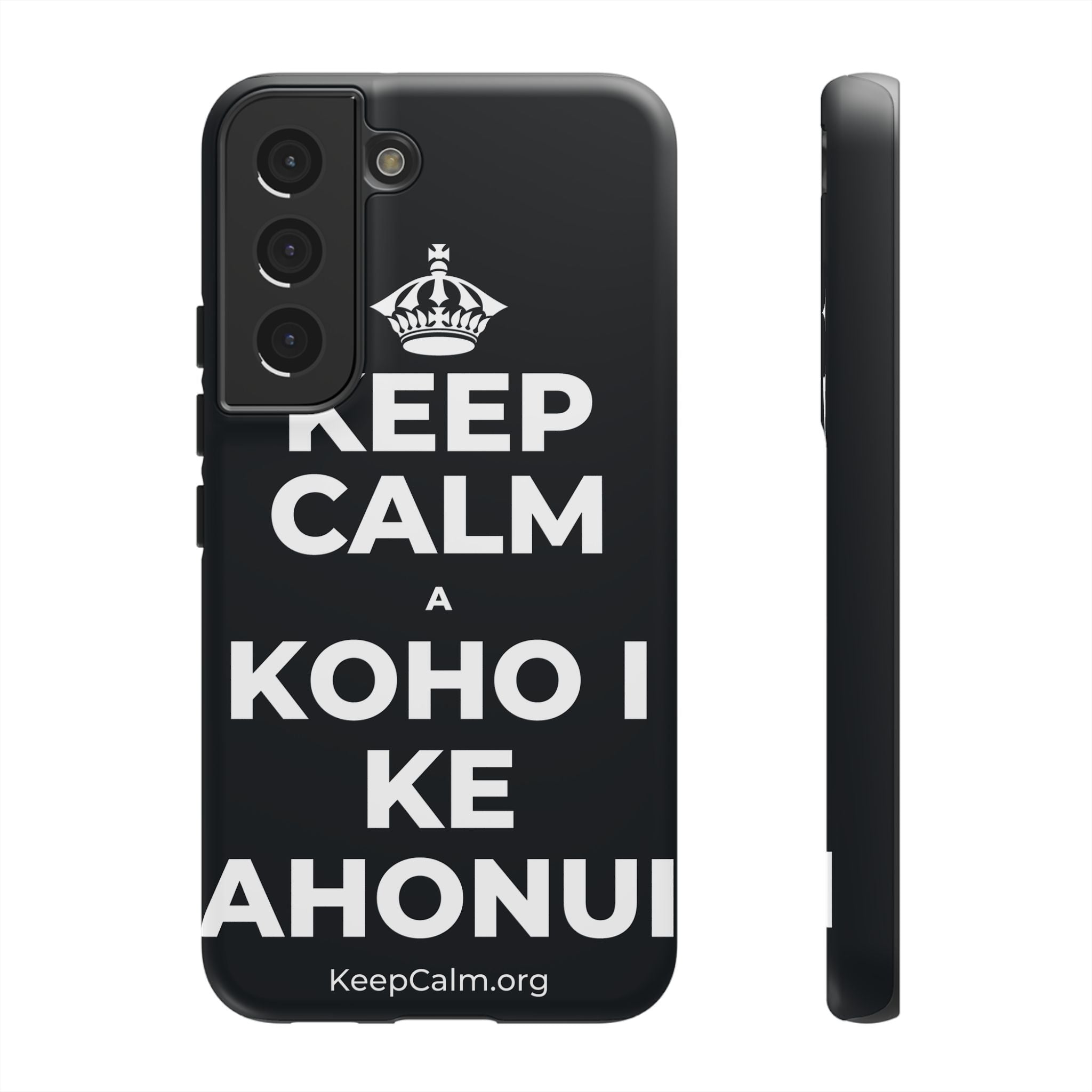 KEEP CALM A KOHO I KE AHONUI Phone Case (Dark)