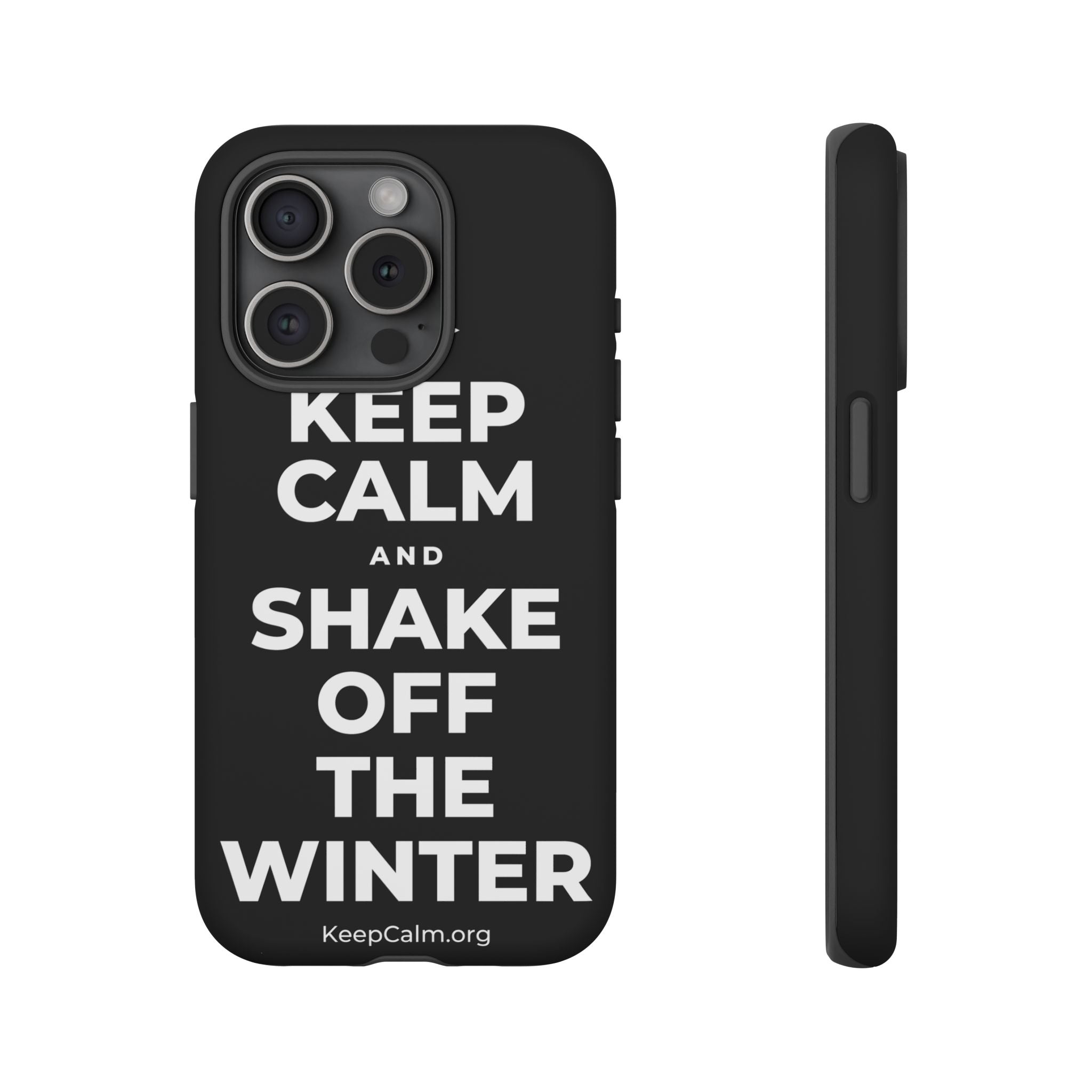 KEEP CALM AND SHAKE OFF THE WINTER Phone Case