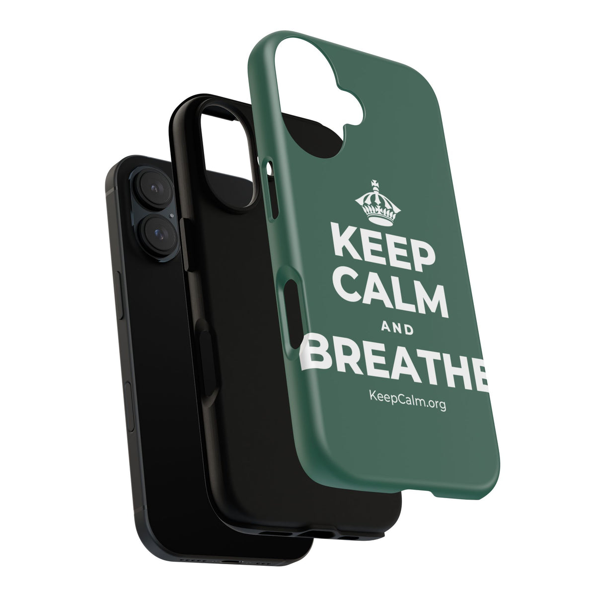 KEEP CALM AND BREATHE Phone Case