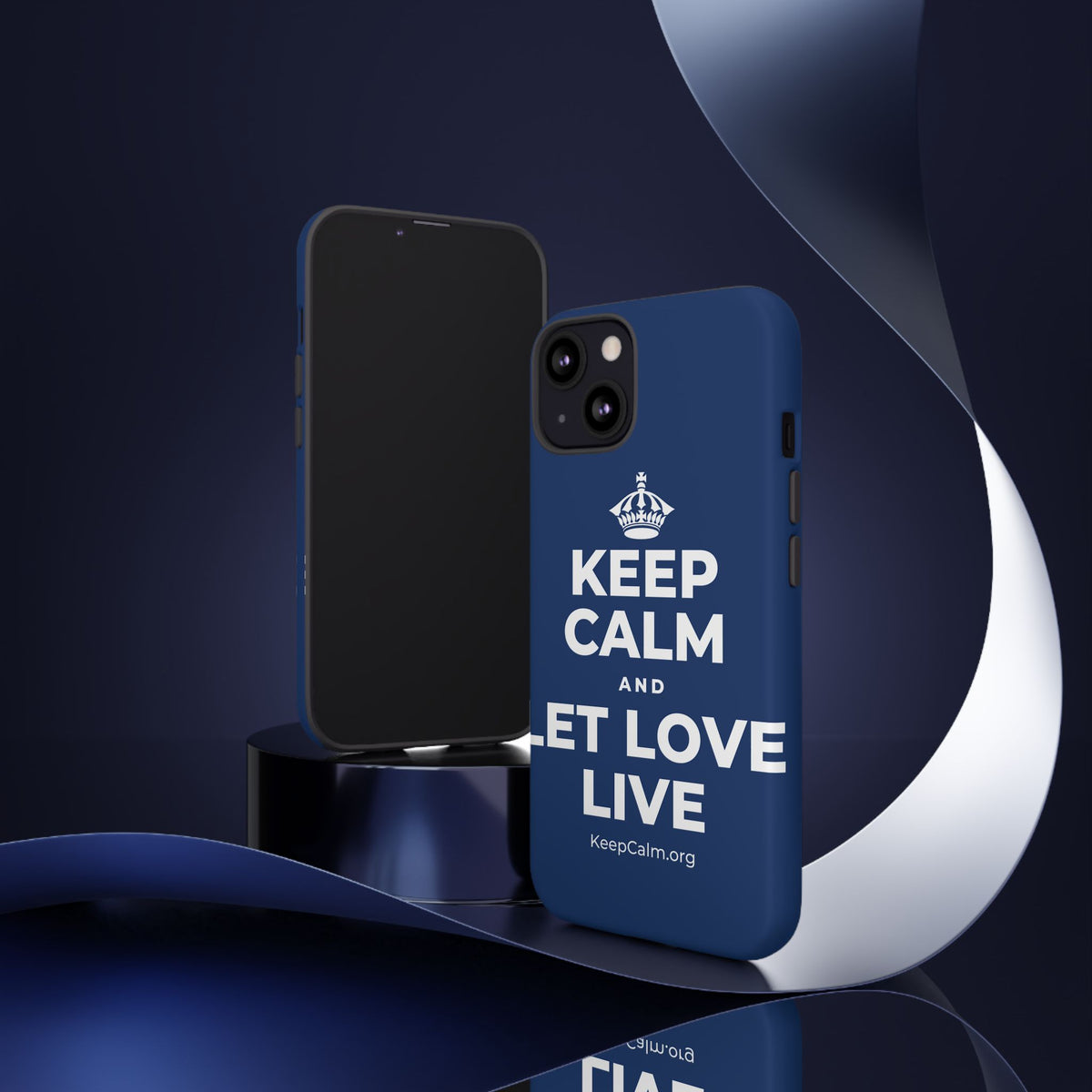 KEEP CALM AND LET LOVE LIVE Phone Case