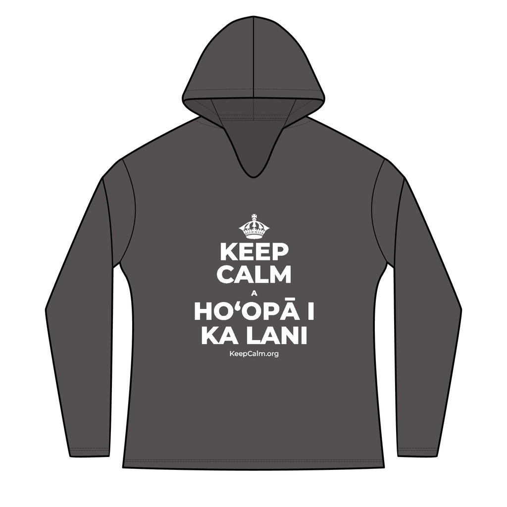 KEEP CALM A HOʻOPĀ I KA LANI Women's Long Sleeve Hoodie
