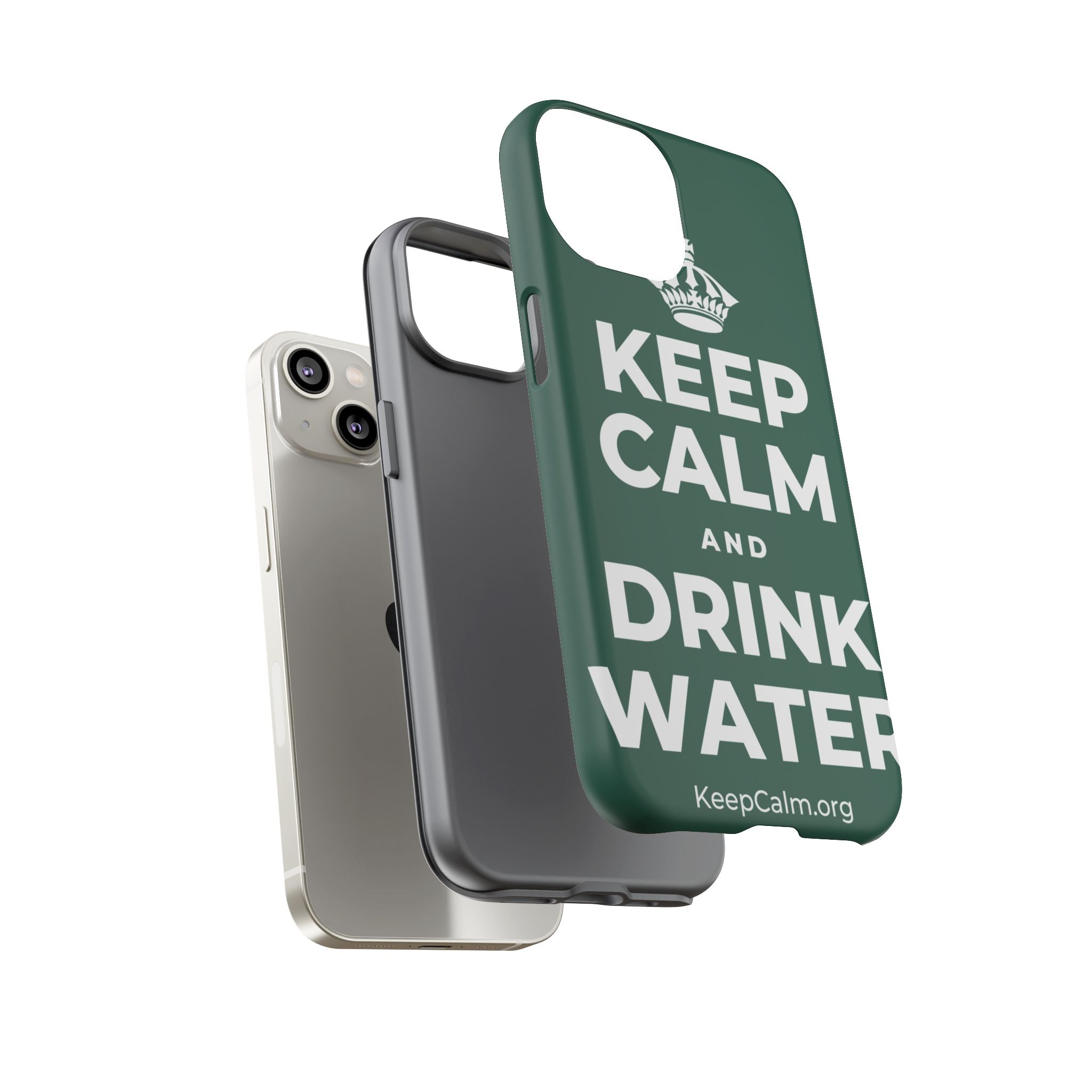 KEEP CALM AND DRINK WATER Phone Case