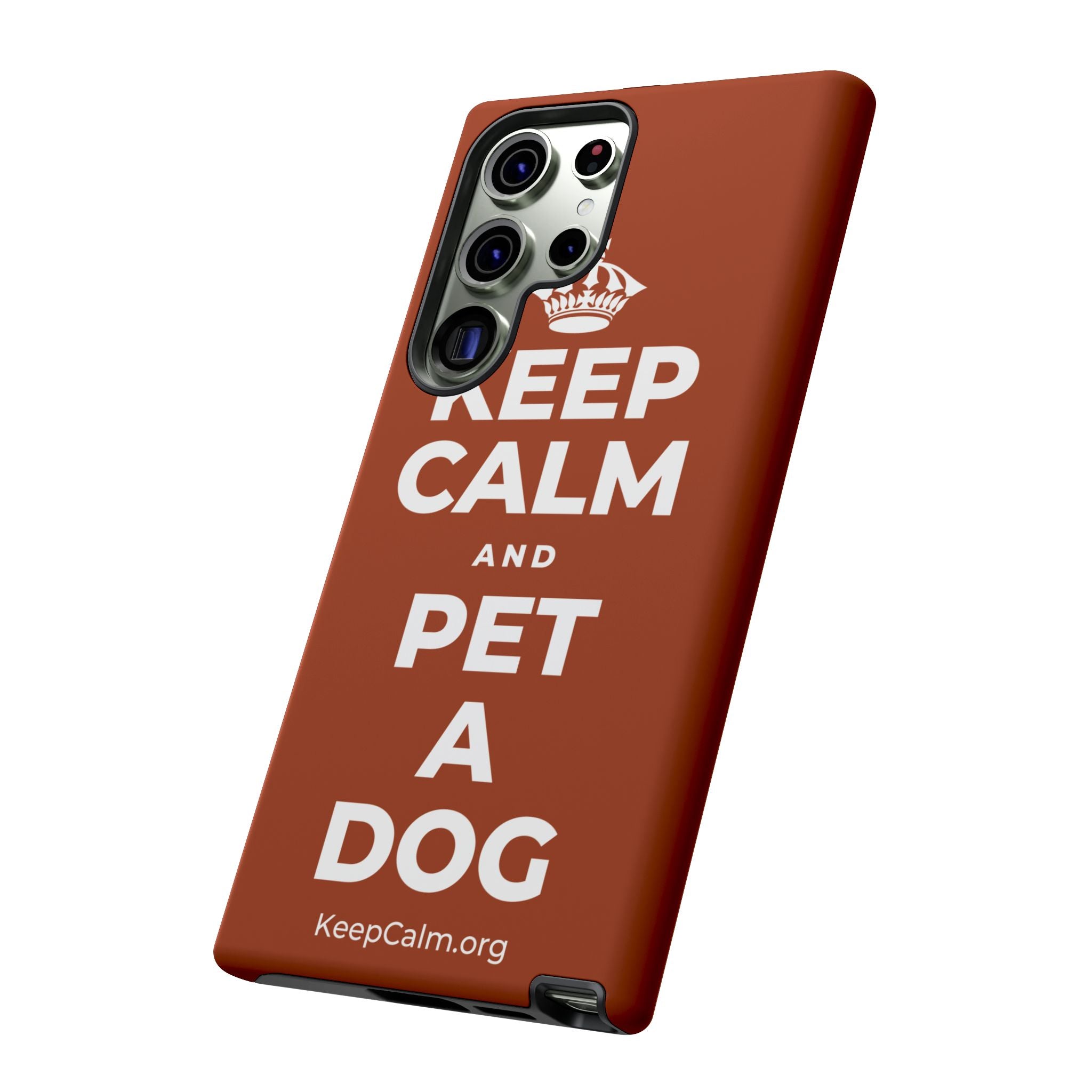 KEEP CALM AND PET A DOG Phone Case