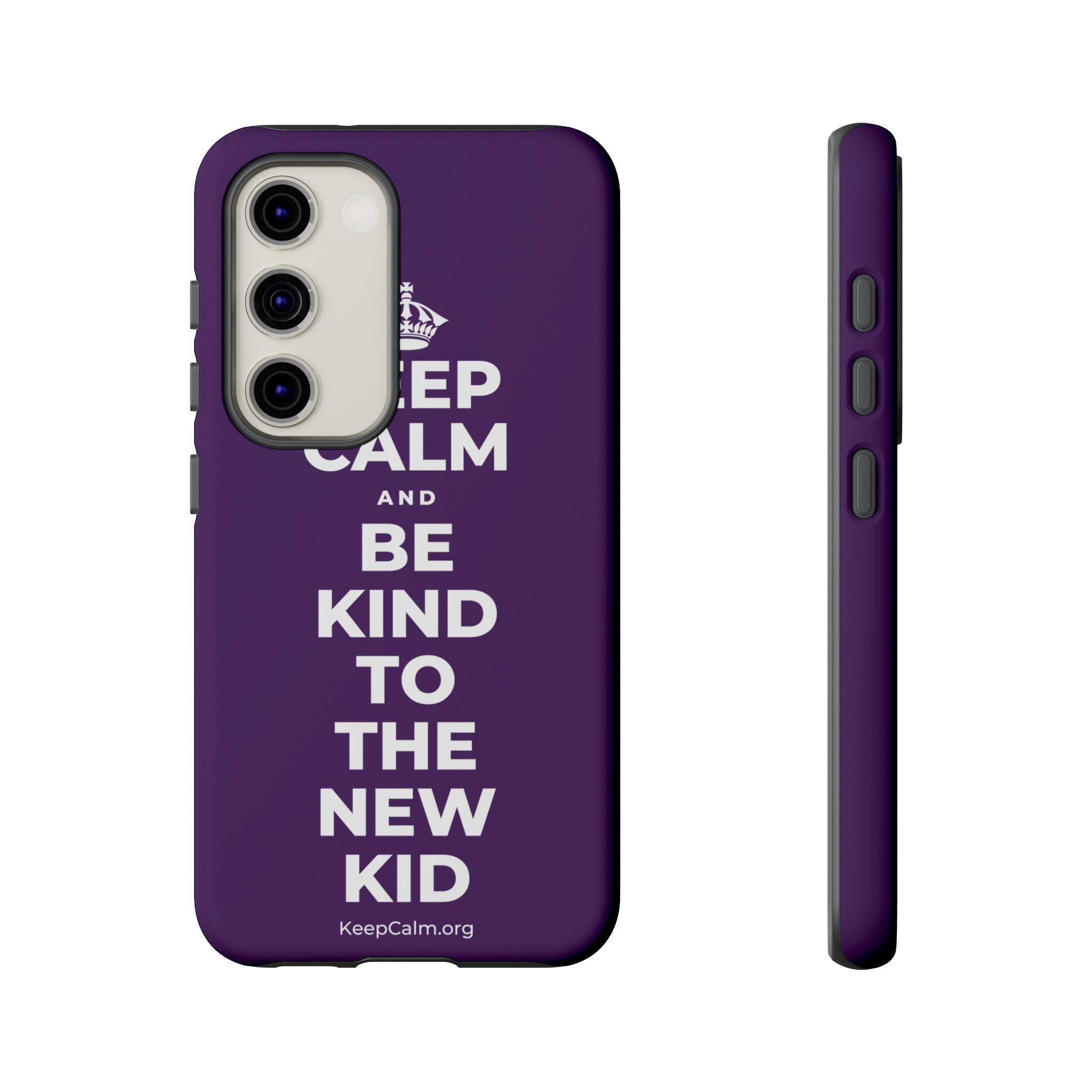 KEEP CALM AND BE KIND TO THE NEW KID Phone Case