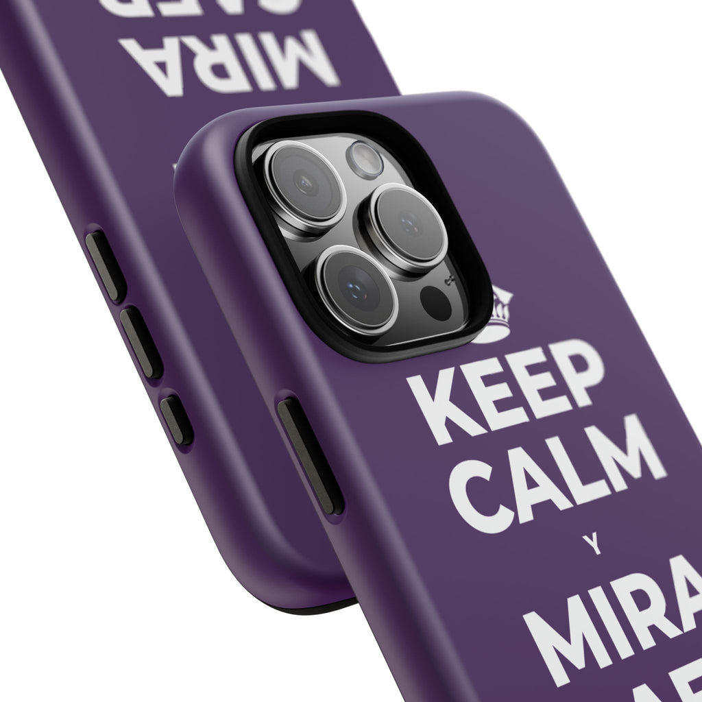 KEEP CALM Y MIRA CAER LA NIEVE Phone Case