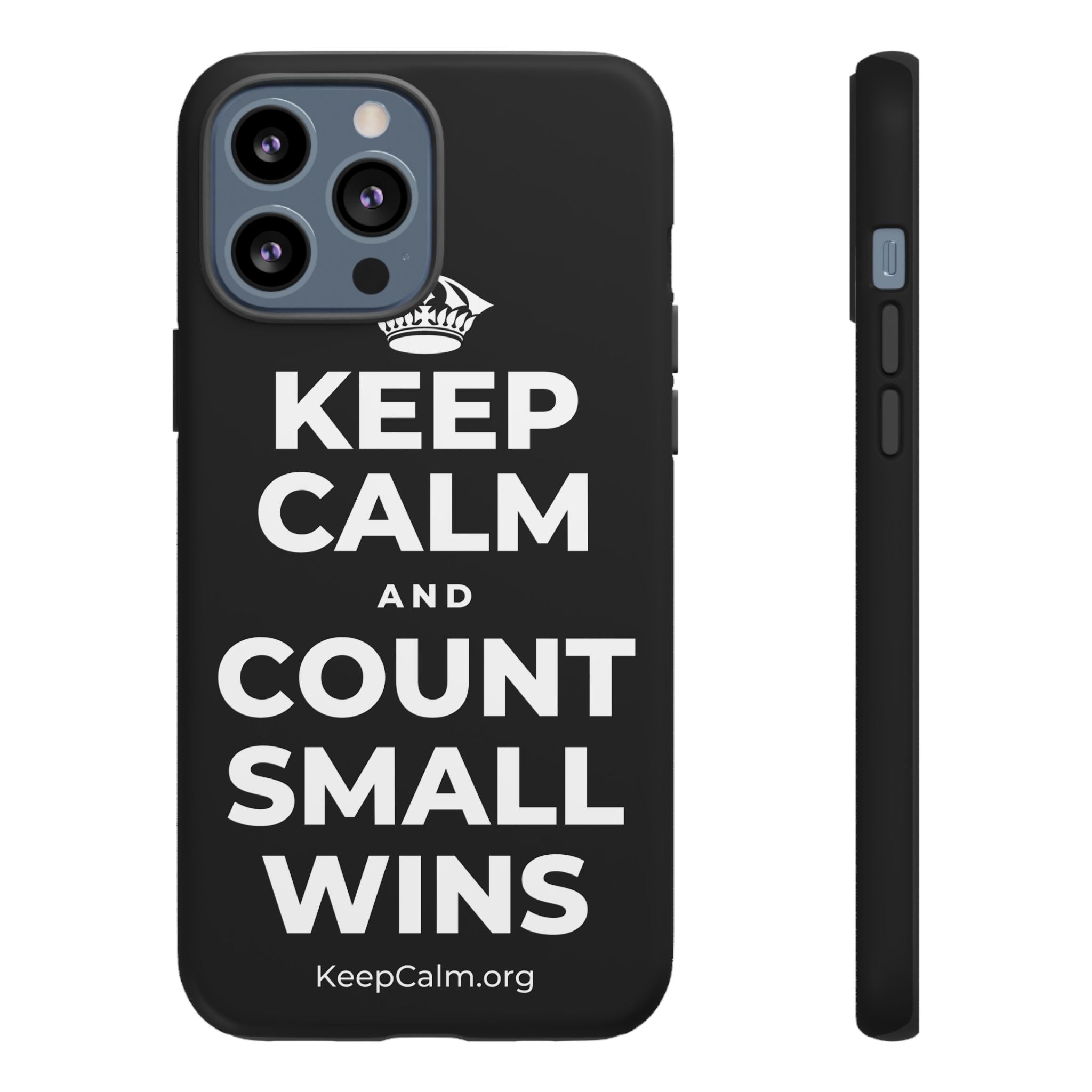KEEP CALM AND COUNT SMALL WINS Phone Case