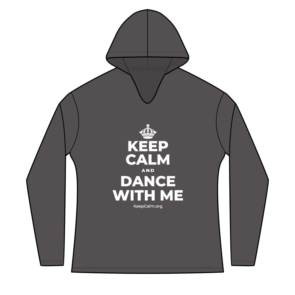 KEEP CALM AND DANCE WITH ME Women's Long Sleeve Hoodie