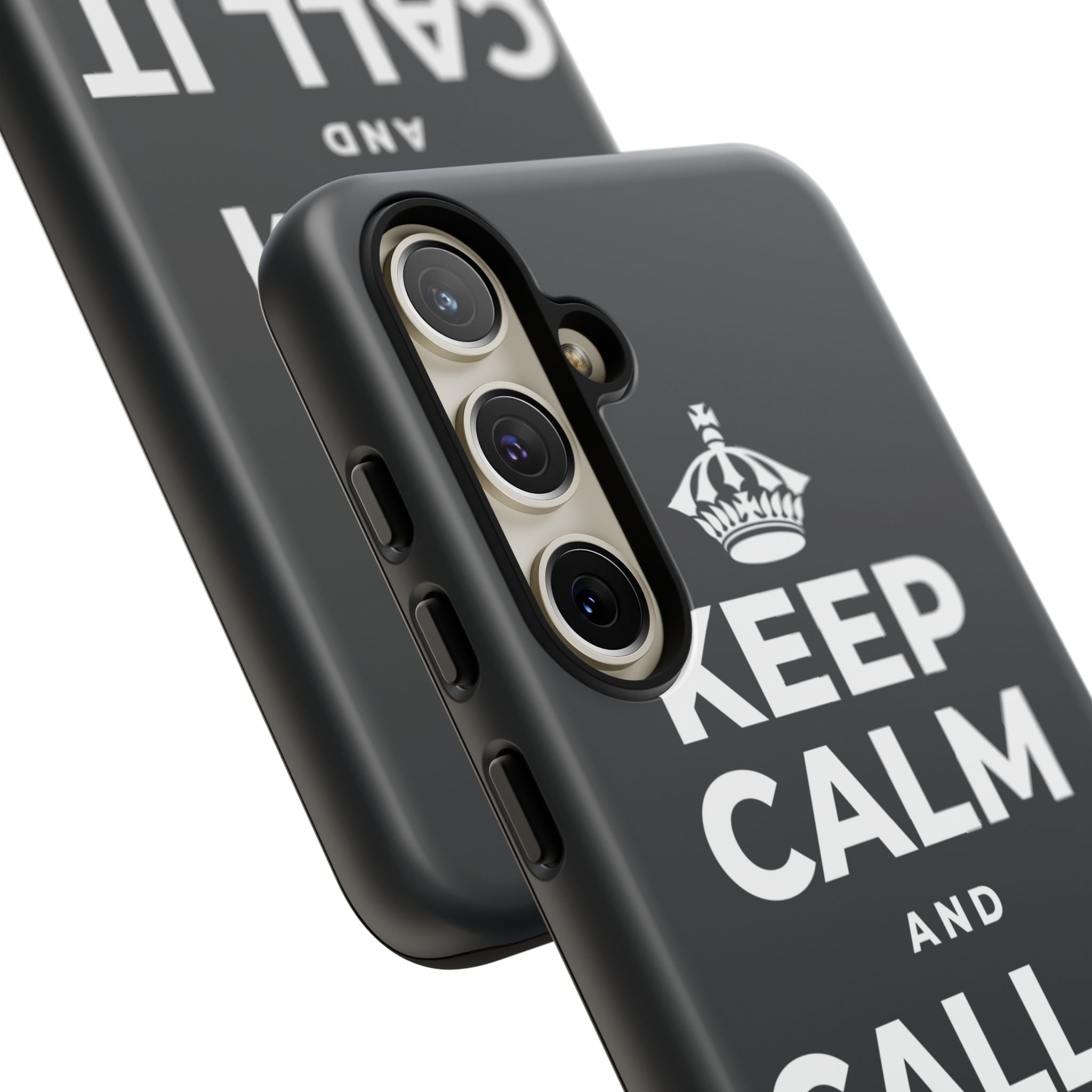 KEEP CALM AND CALL IT A DAY, KINDLY Phone Case (Dark)