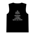 KEEP CALM ET NOMME CINQ CHOSES QUE TU VOIS Tank Top