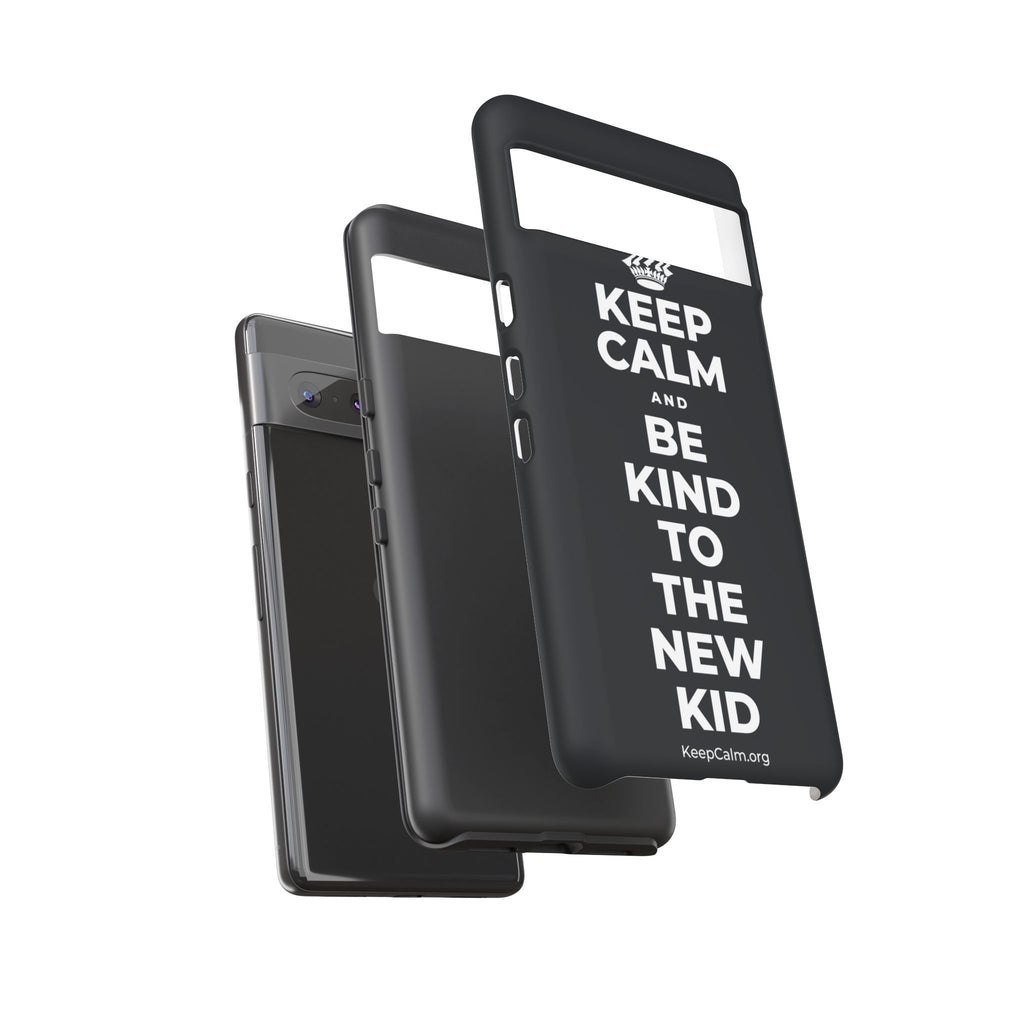 KEEP CALM AND BE KIND TO THE NEW KID Phone Case (Dark)
