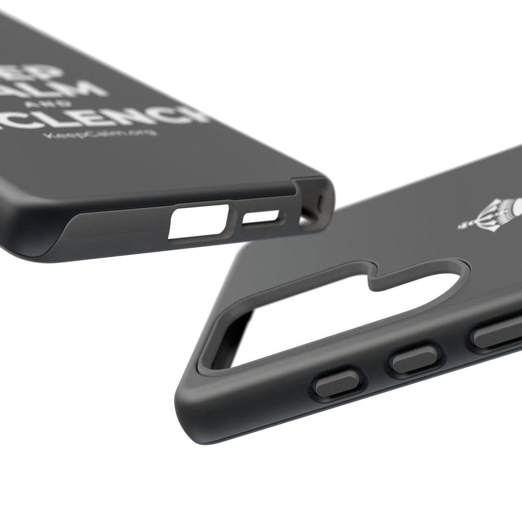 KEEP CALM AND UNCLENCH Phone Case (Dark)