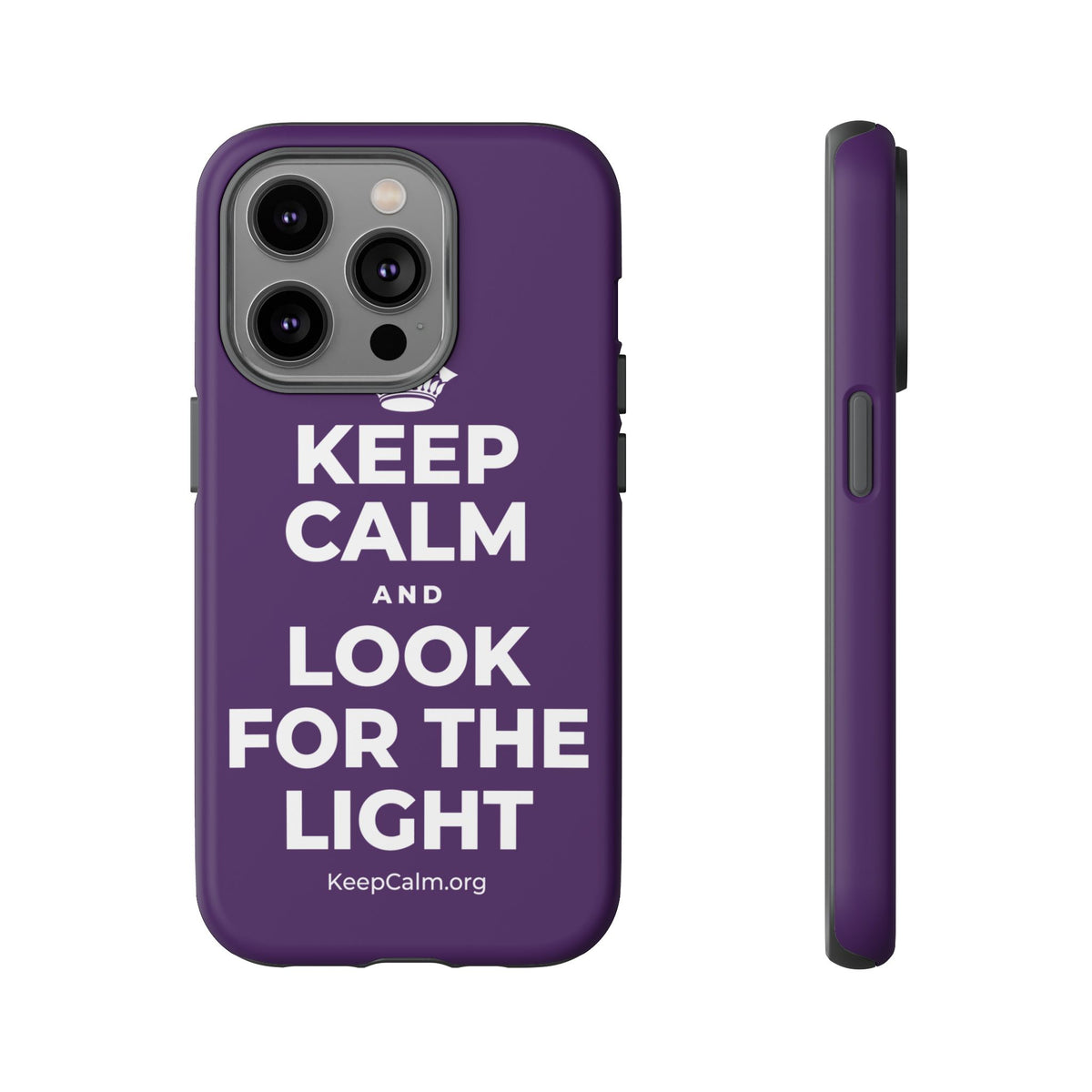 KEEP CALM AND LOOK FOR THE LIGHT Phone Case