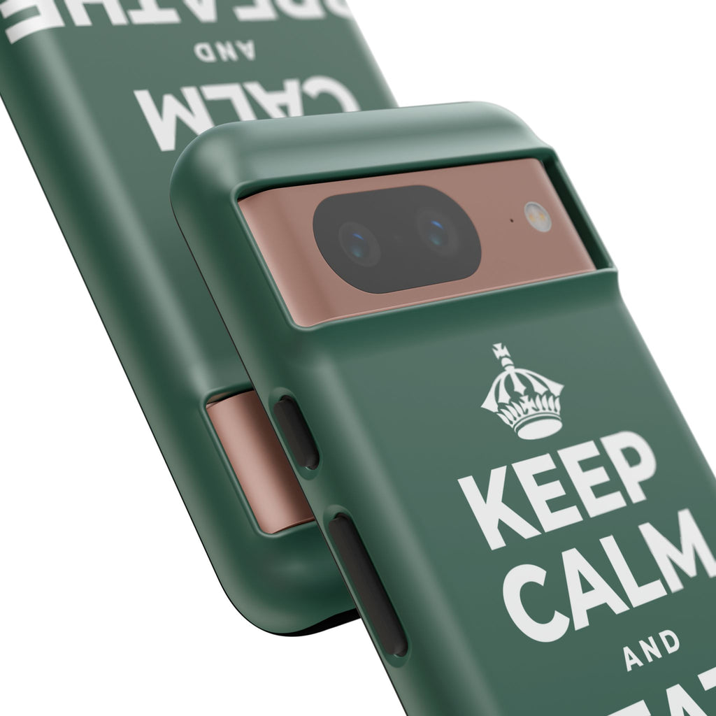 KEEP CALM AND BREATHE SLOWLY Phone Case