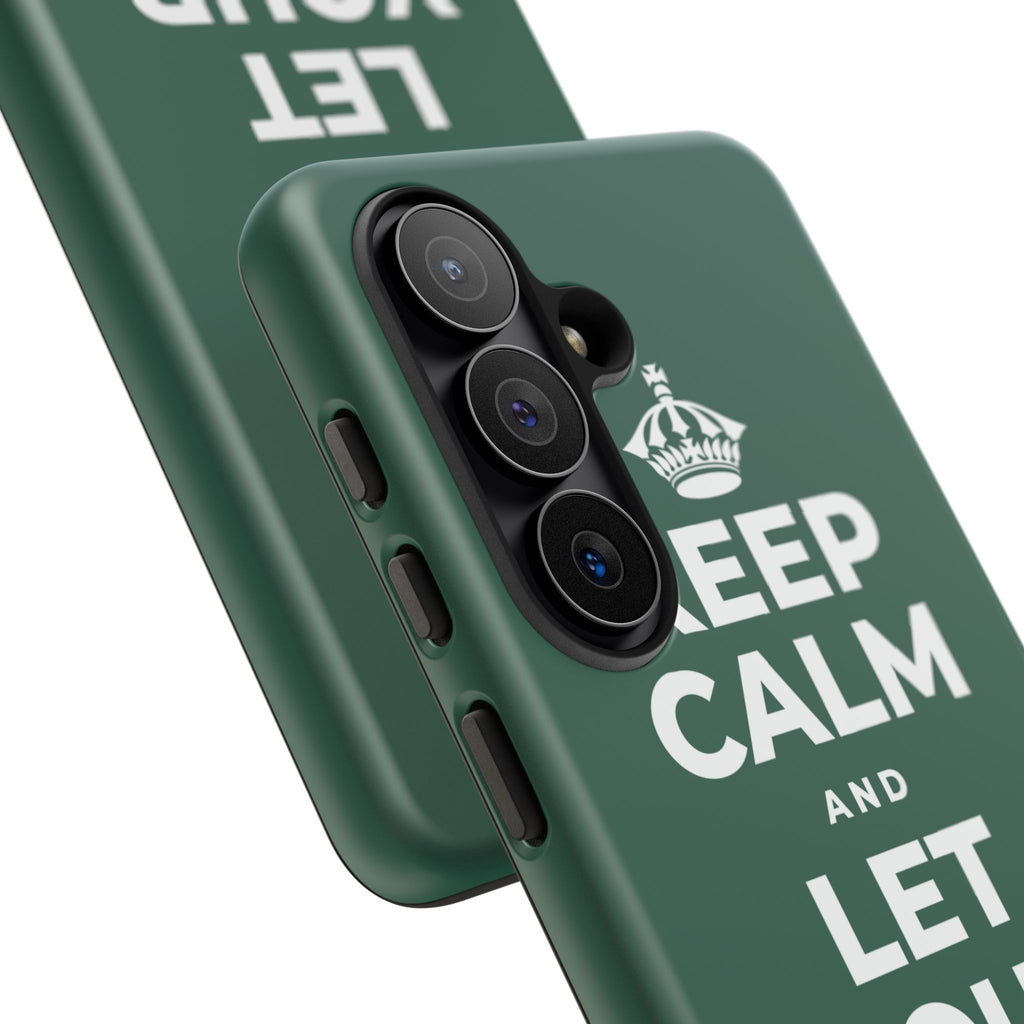 KEEP CALM AND LET YOUR JAW RELAX Phone Case