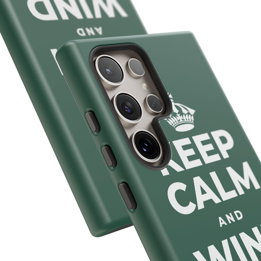 KEEP CALM AND WIND DOWN GENTLY Phone Case