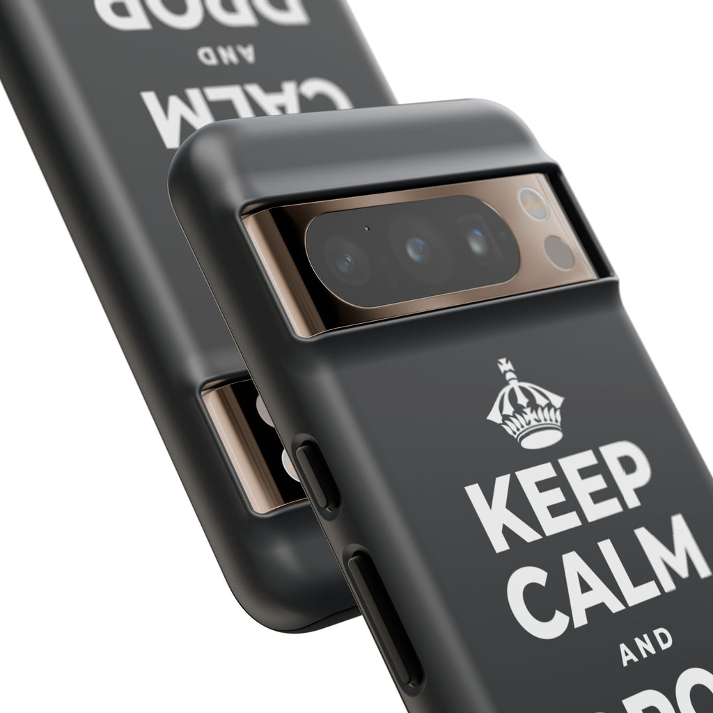 KEEP CALM AND DROP THE ROPE Phone Case (Dark)