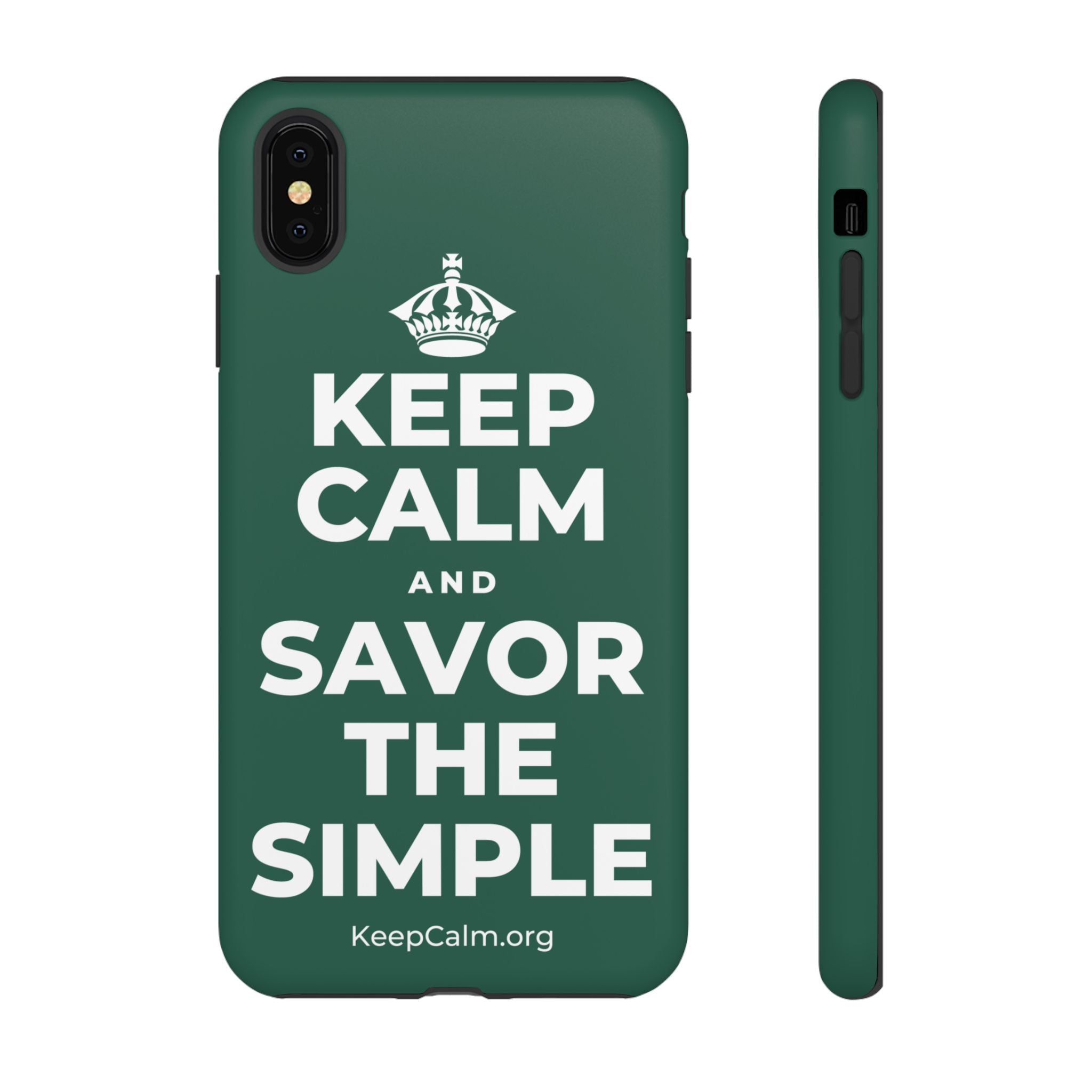 KEEP CALM AND SAVOR THE SIMPLE Phone Case